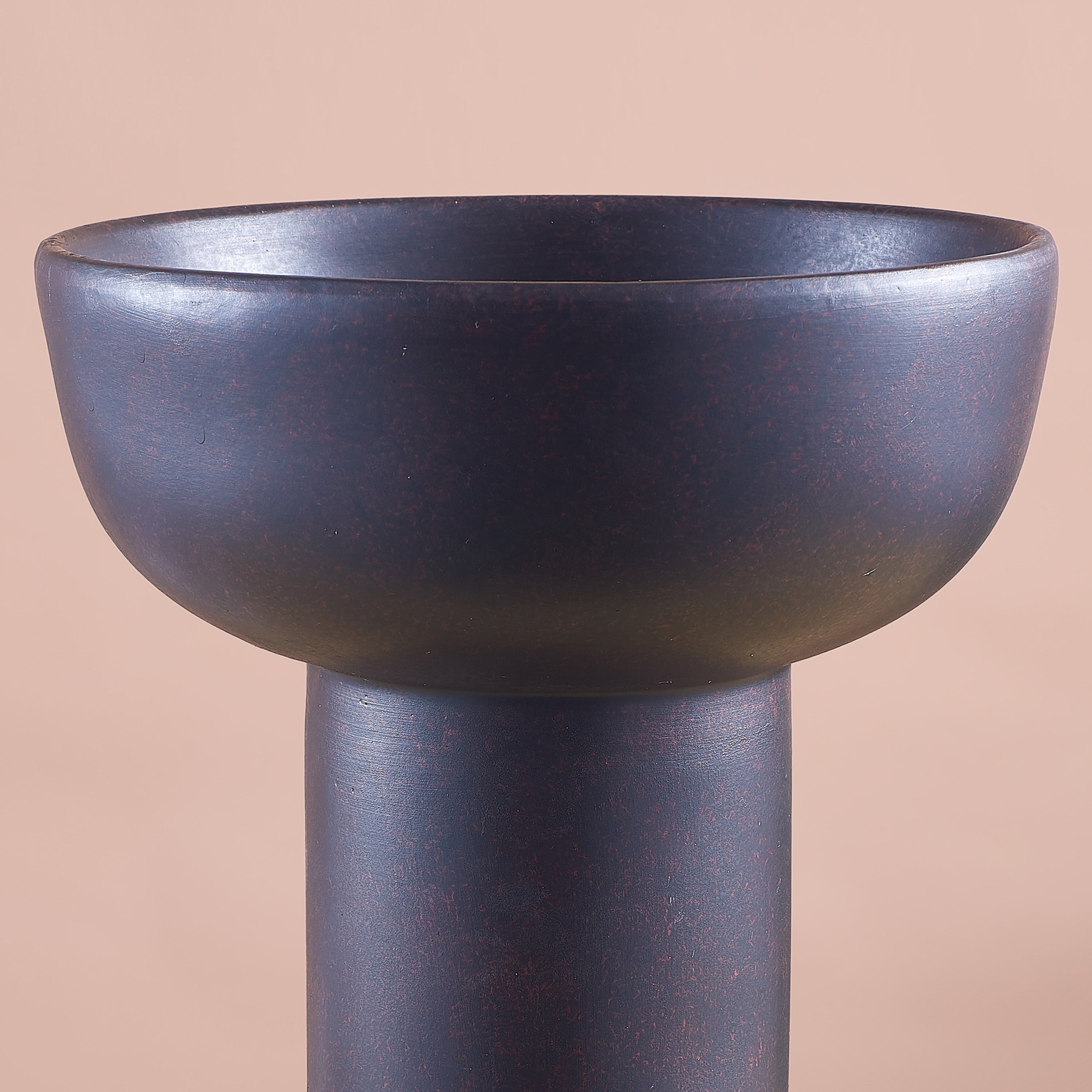 Terra Cotta Tumbler (Medium, Black) Ceramic