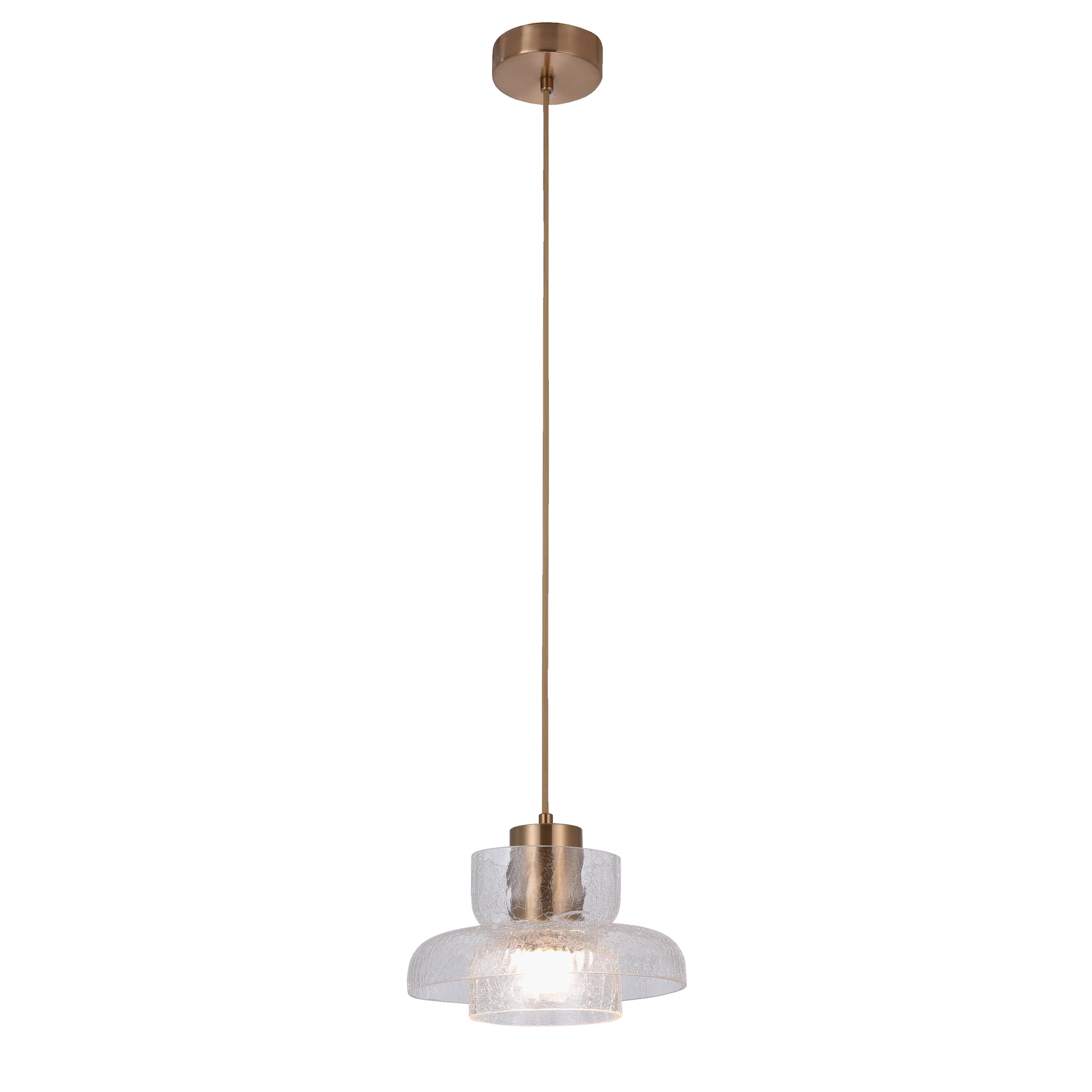 Sing Us A Song (Clear/Gold) Pendant Light