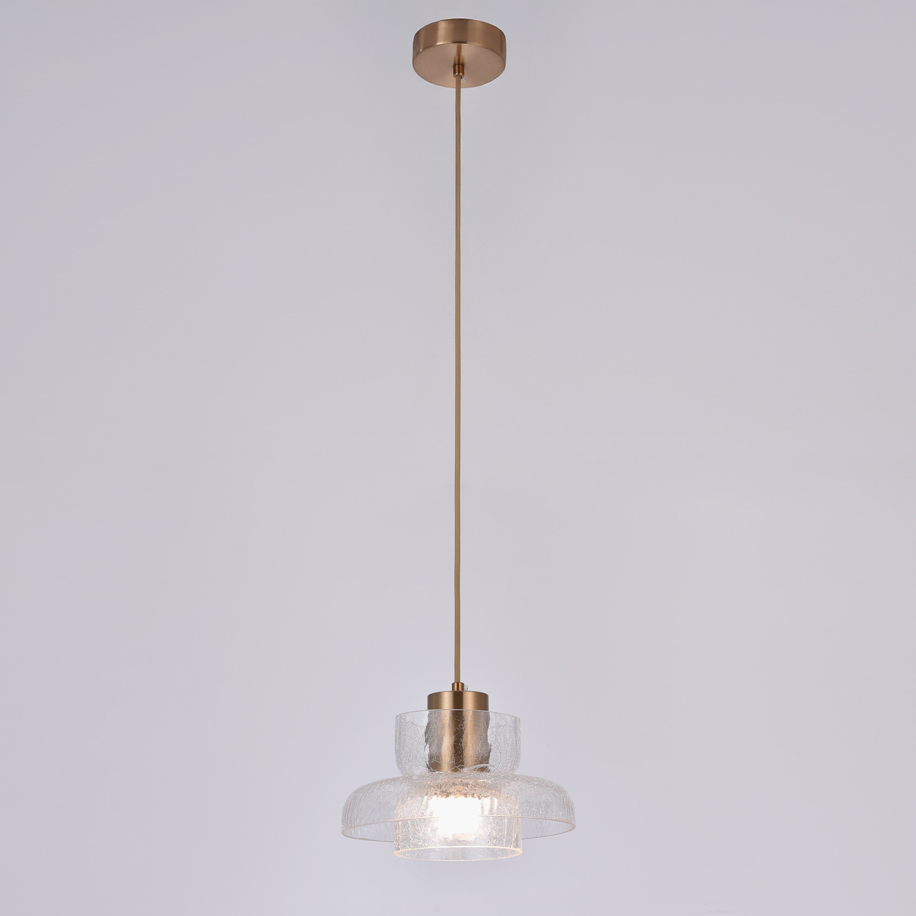 Sing Us A Song (Clear/Gold) Pendant Light