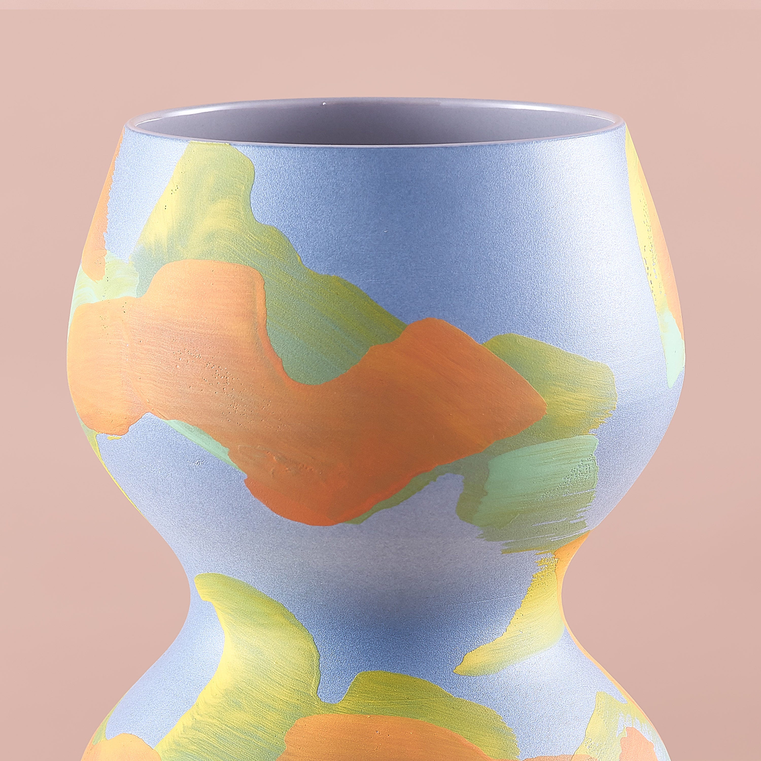 Warm Watercolors (Orange/Blue) Ceramic