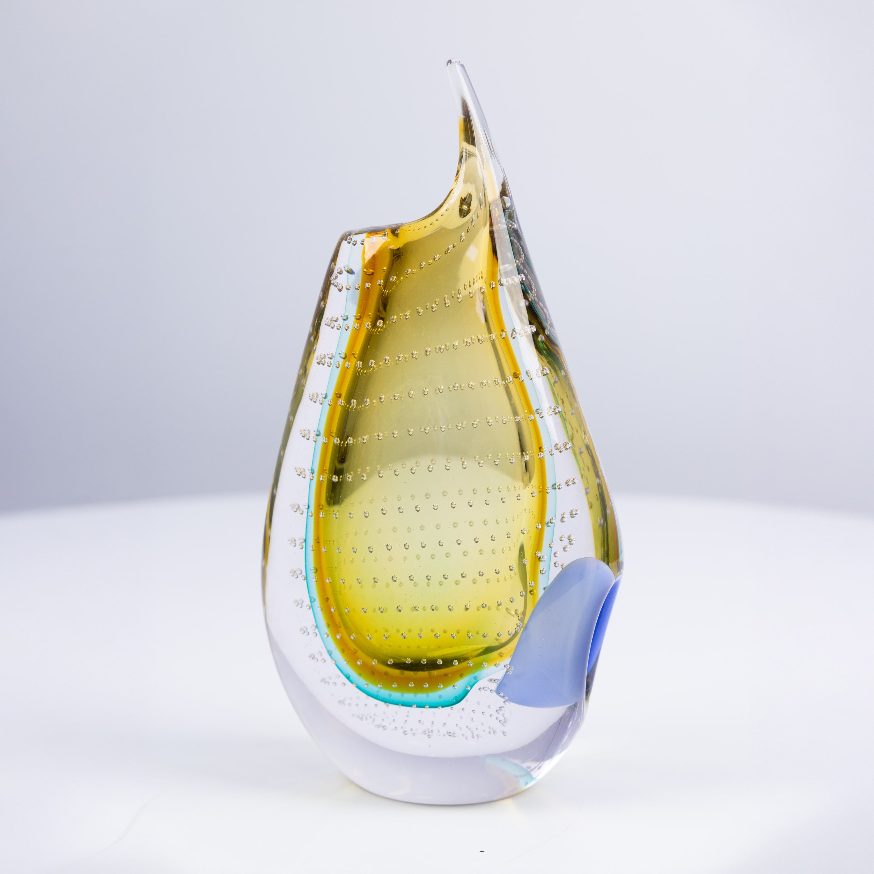 Citrine Drift (Yellow) Glass Vase