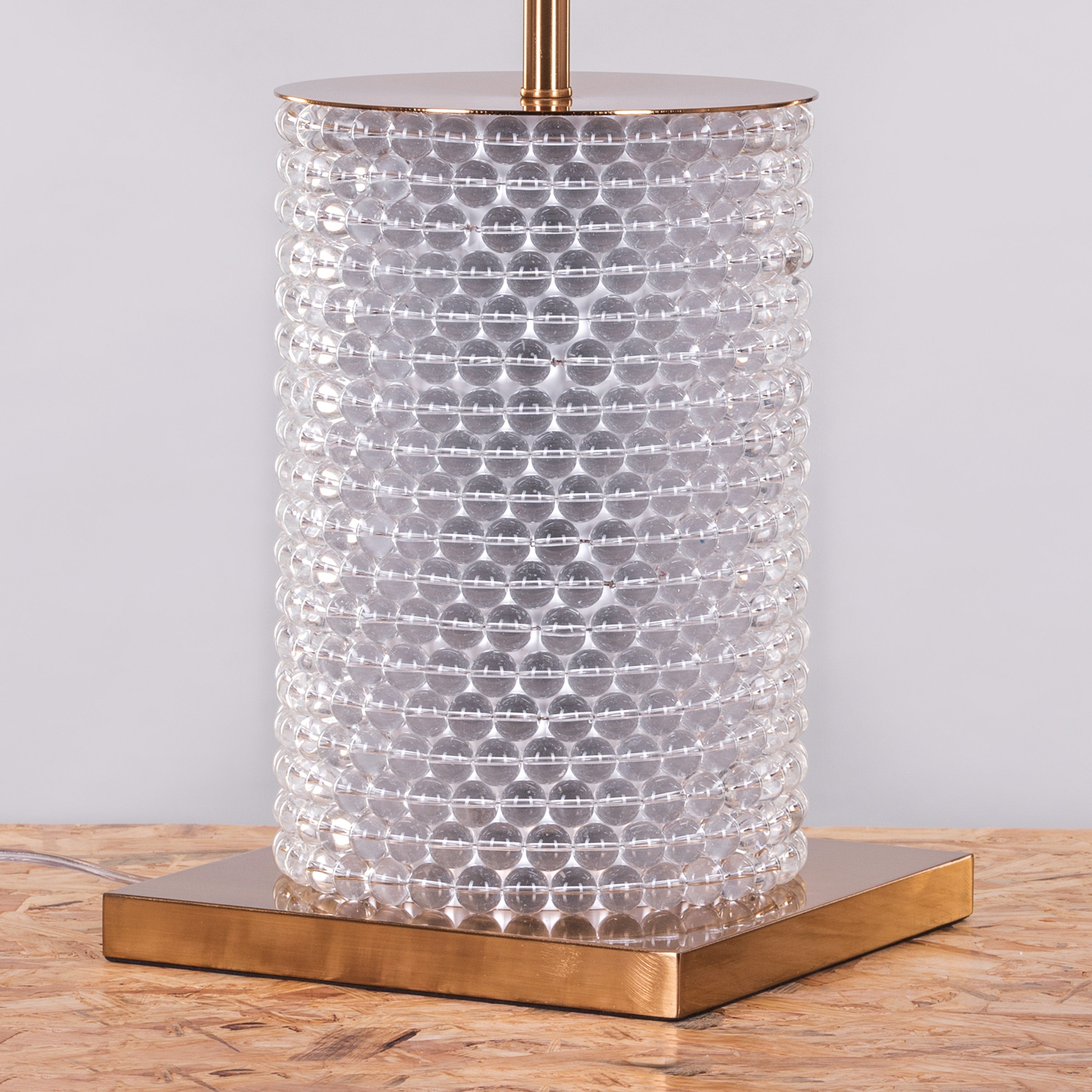 Well Heeled (Large, Gold/White) Table Lamp