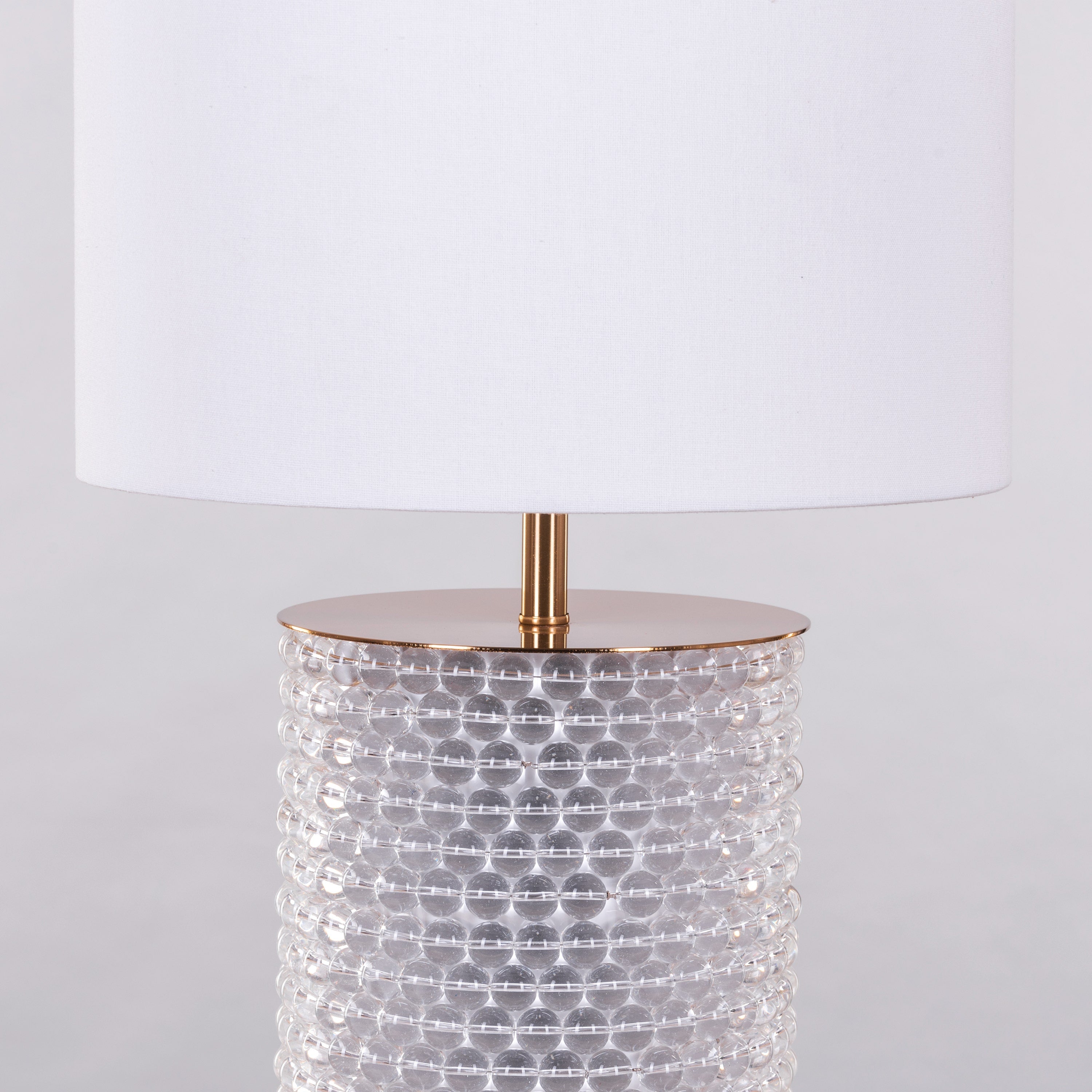 Well Heeled (Large, Gold/White) Table Lamp