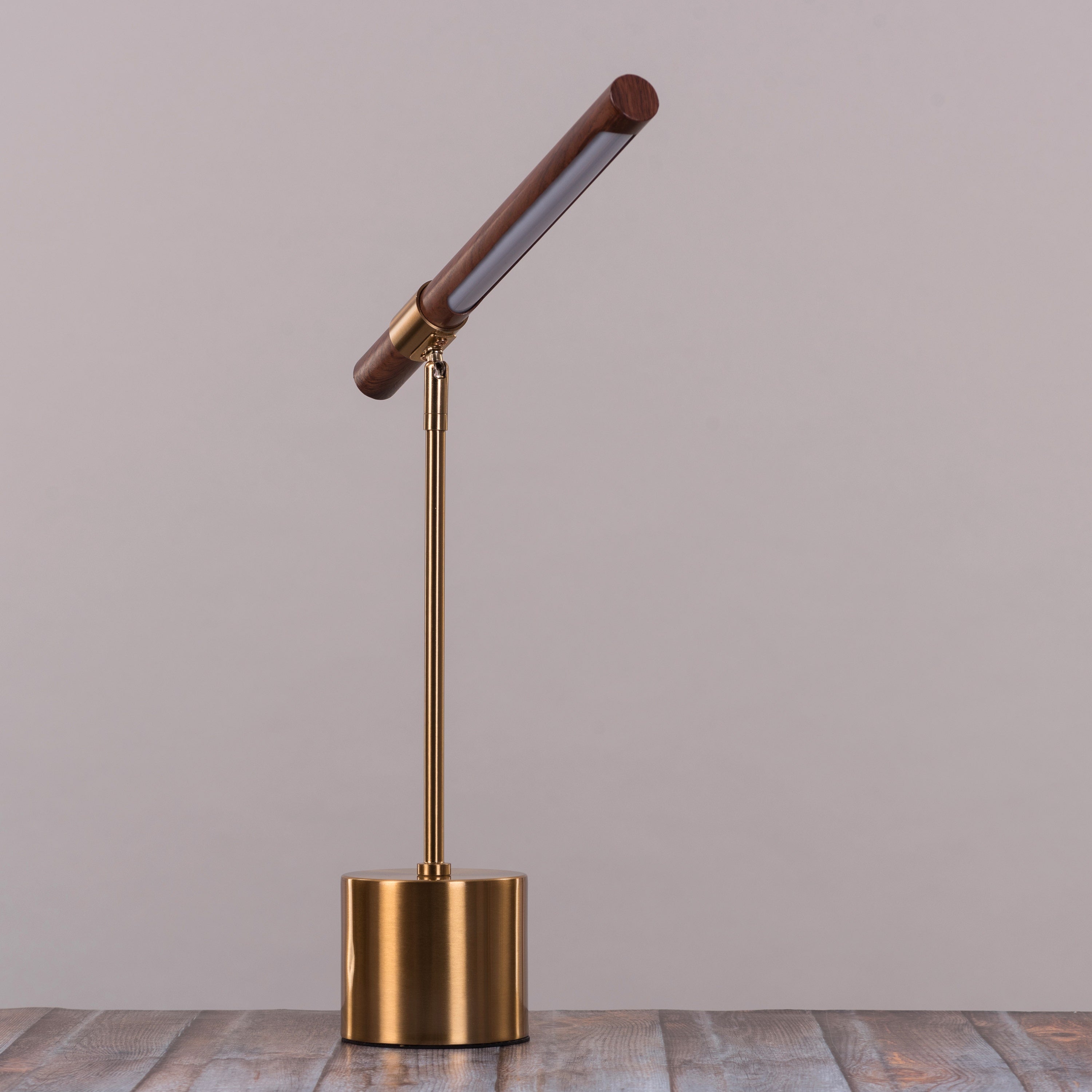 The Better Half (Gold, Built-In LED) Study Table Lamp