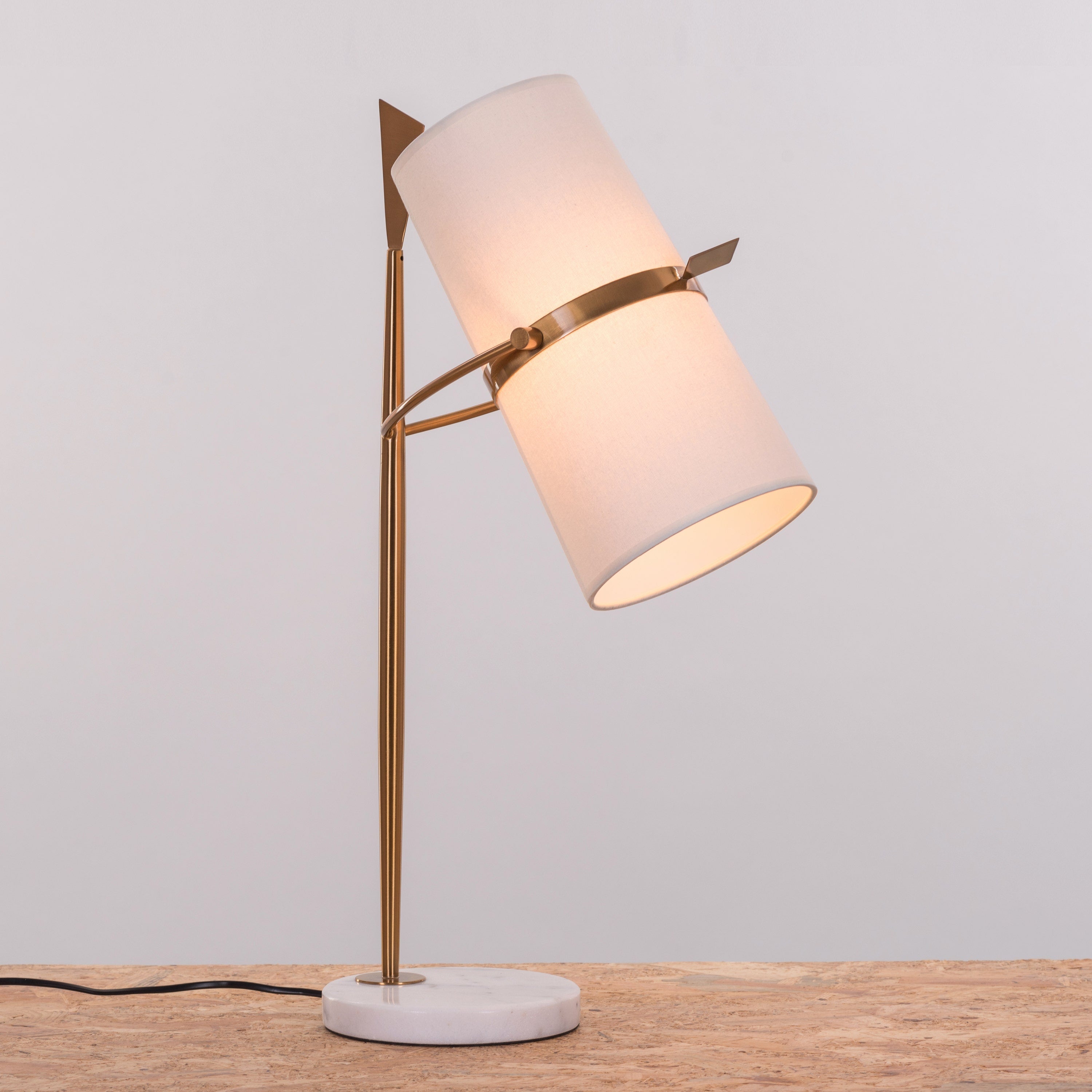 Farewell (Gold, White) Marble Table Lamp