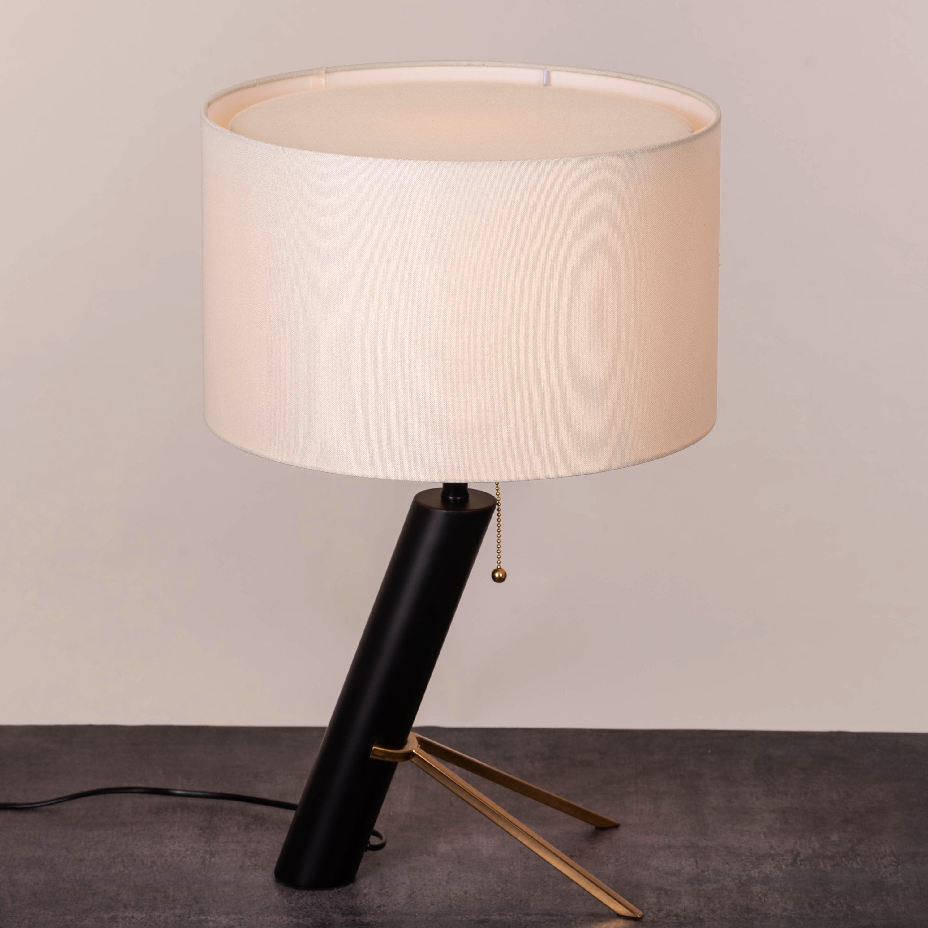 Never You Mind (Black, Gold) Table Lamp