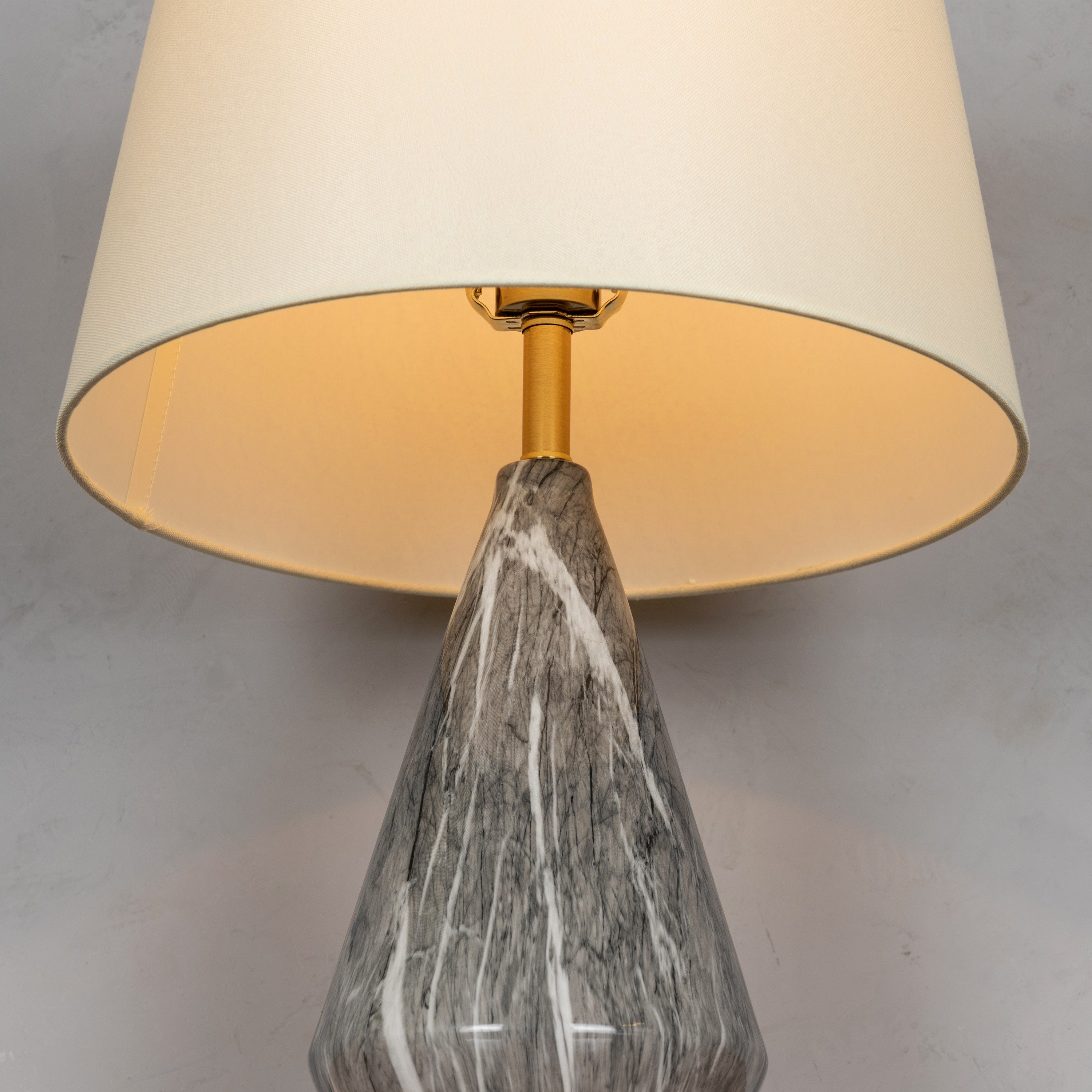 RSVP (Grey) Marble Table Lamp