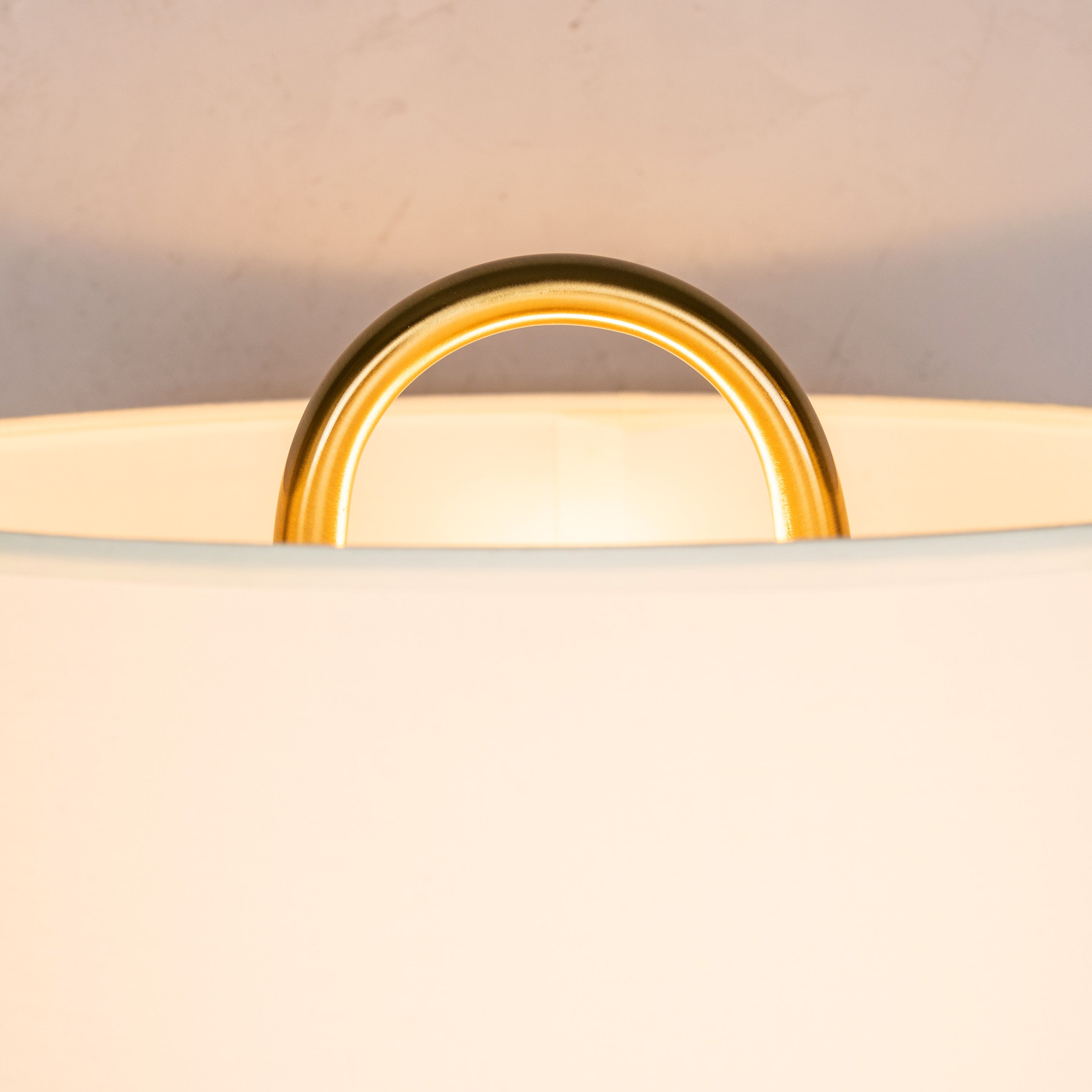 Hold Me Close (Gold, White) Marble Table Lamp