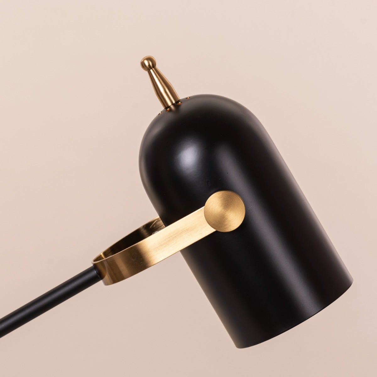 Stay Over (Black, Gold) Marble Study Table Lamp