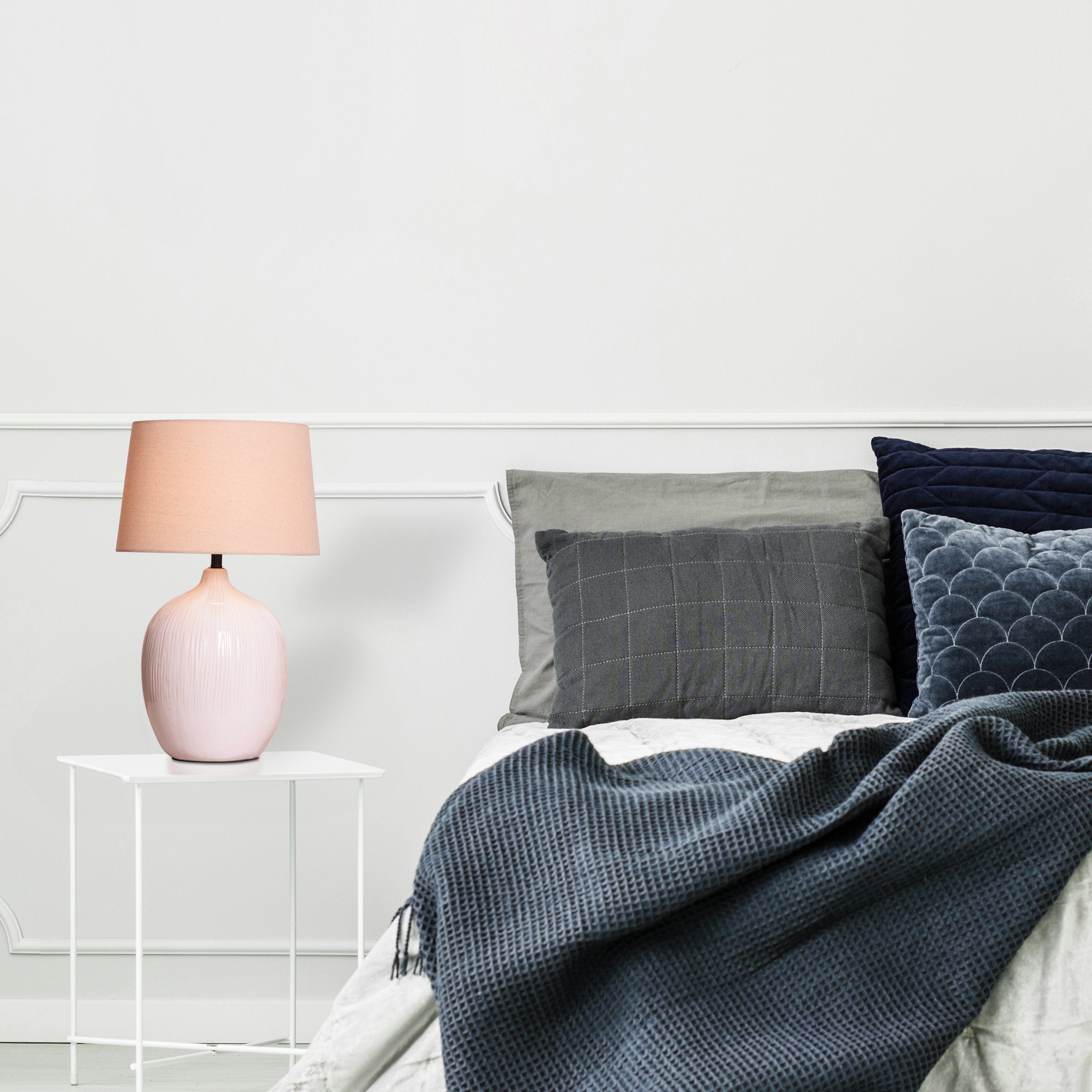 Smooth Sailing (Beige) Ceramic Table Lamp