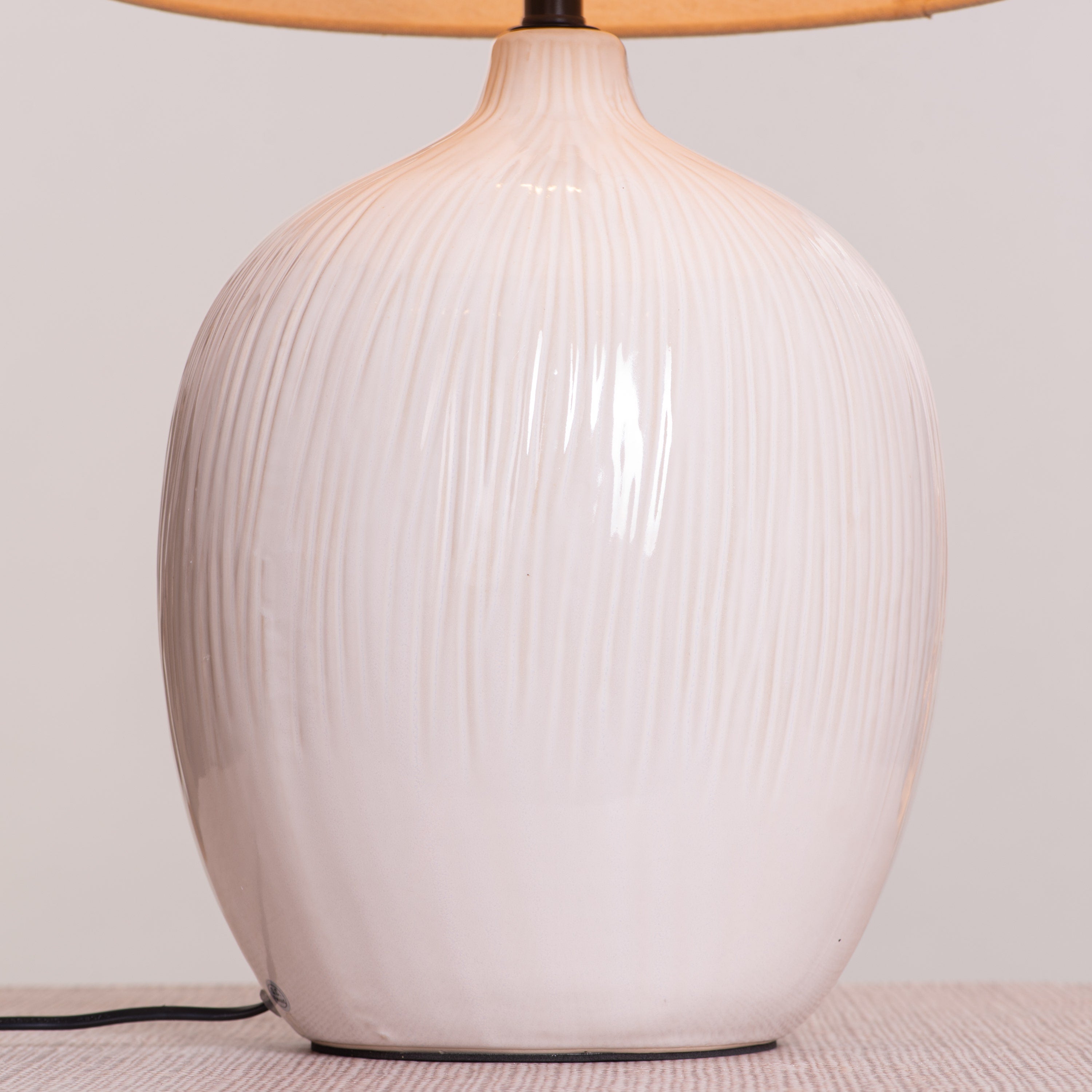Smooth Sailing (Beige) Ceramic Table Lamp