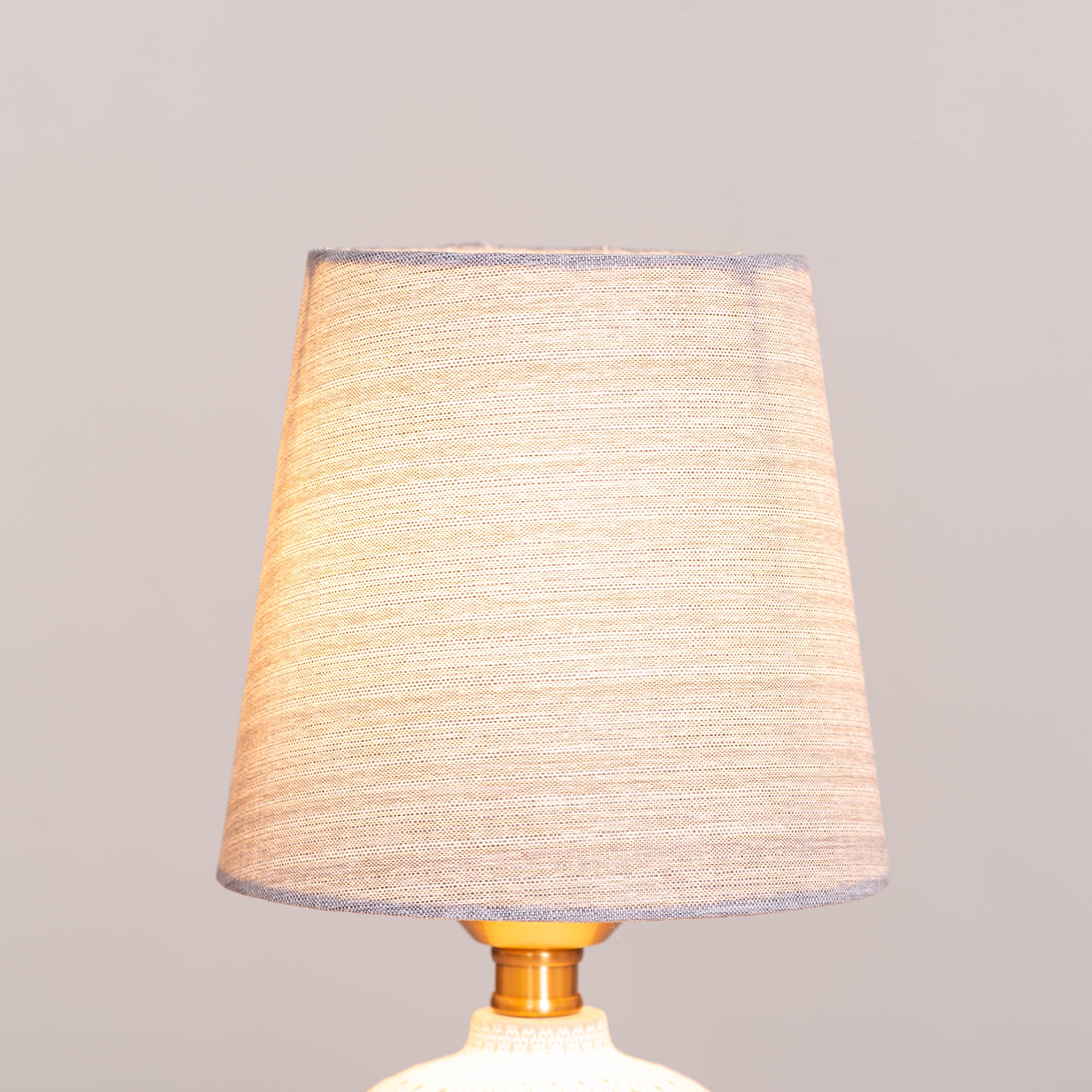 Floored (White, Grey) Table Lamp