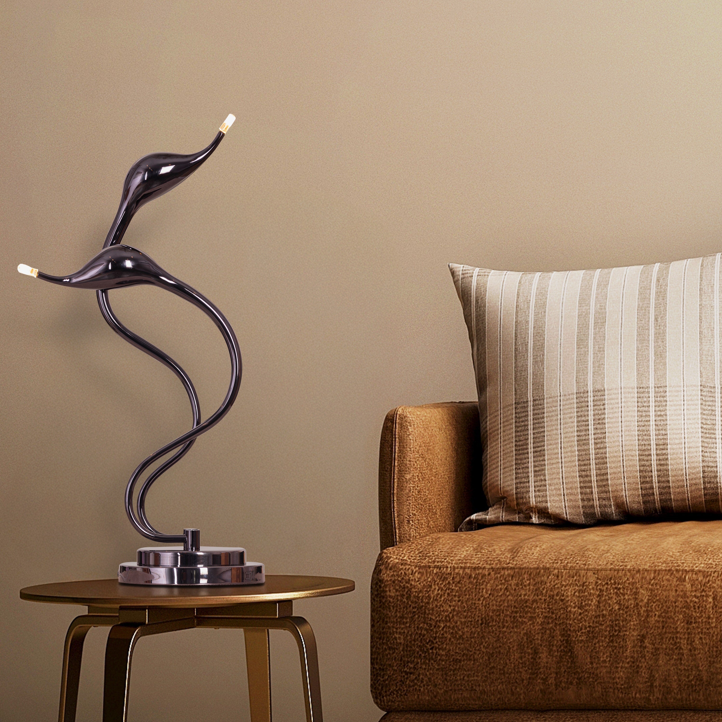 Play Your Cards (Black) Table Lamp