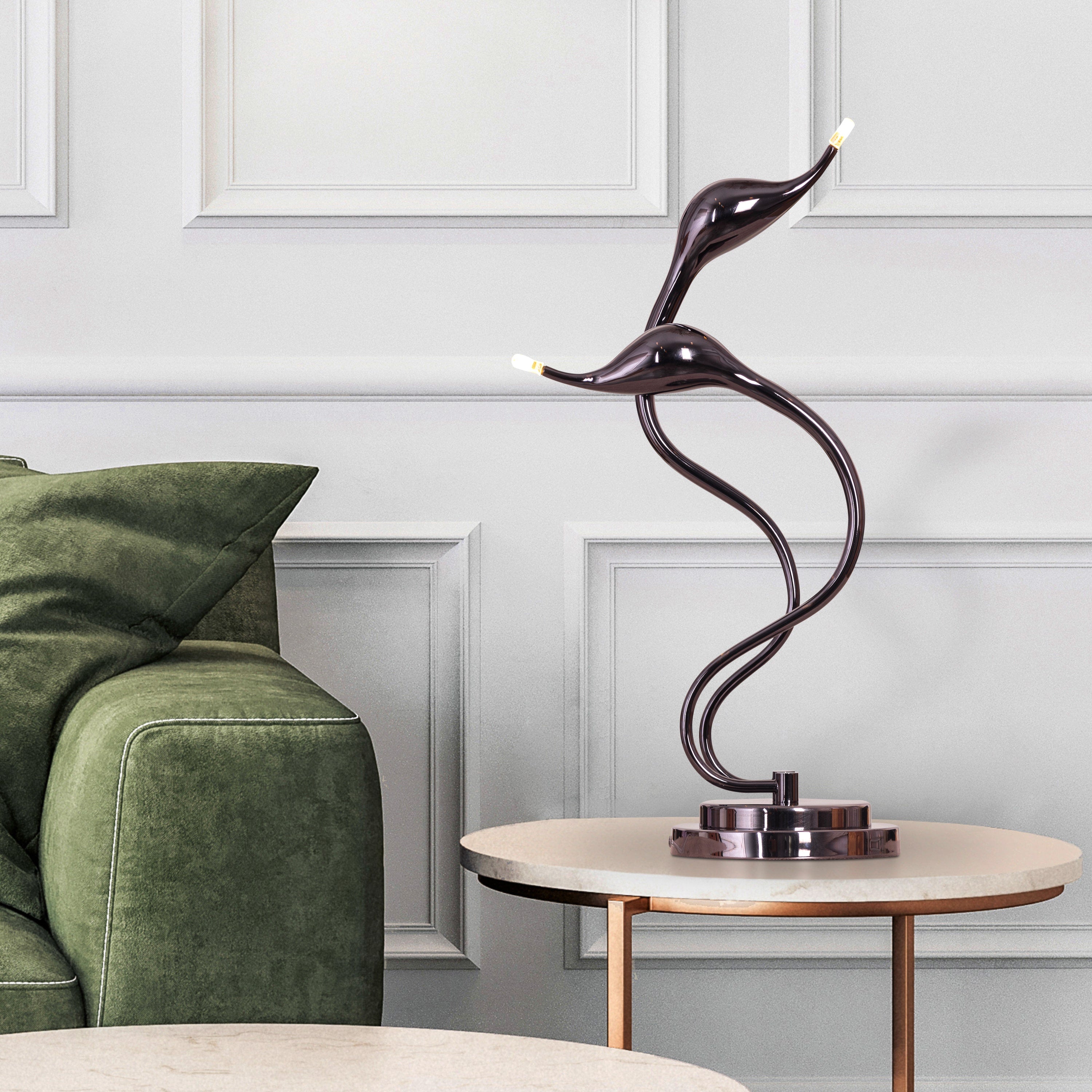 Play Your Cards (Black) Table Lamp