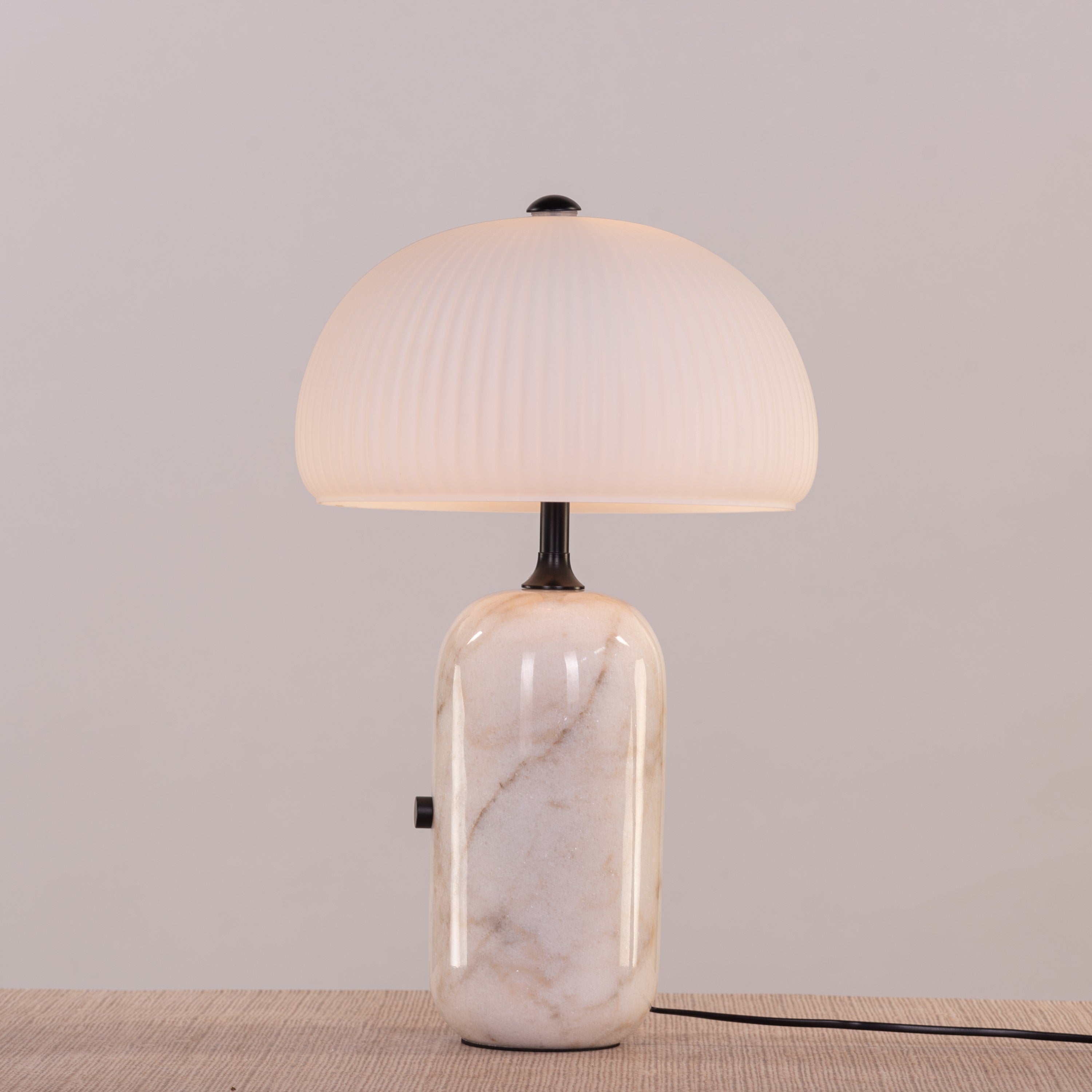 Change Overnight (White) Marble Table Lamp