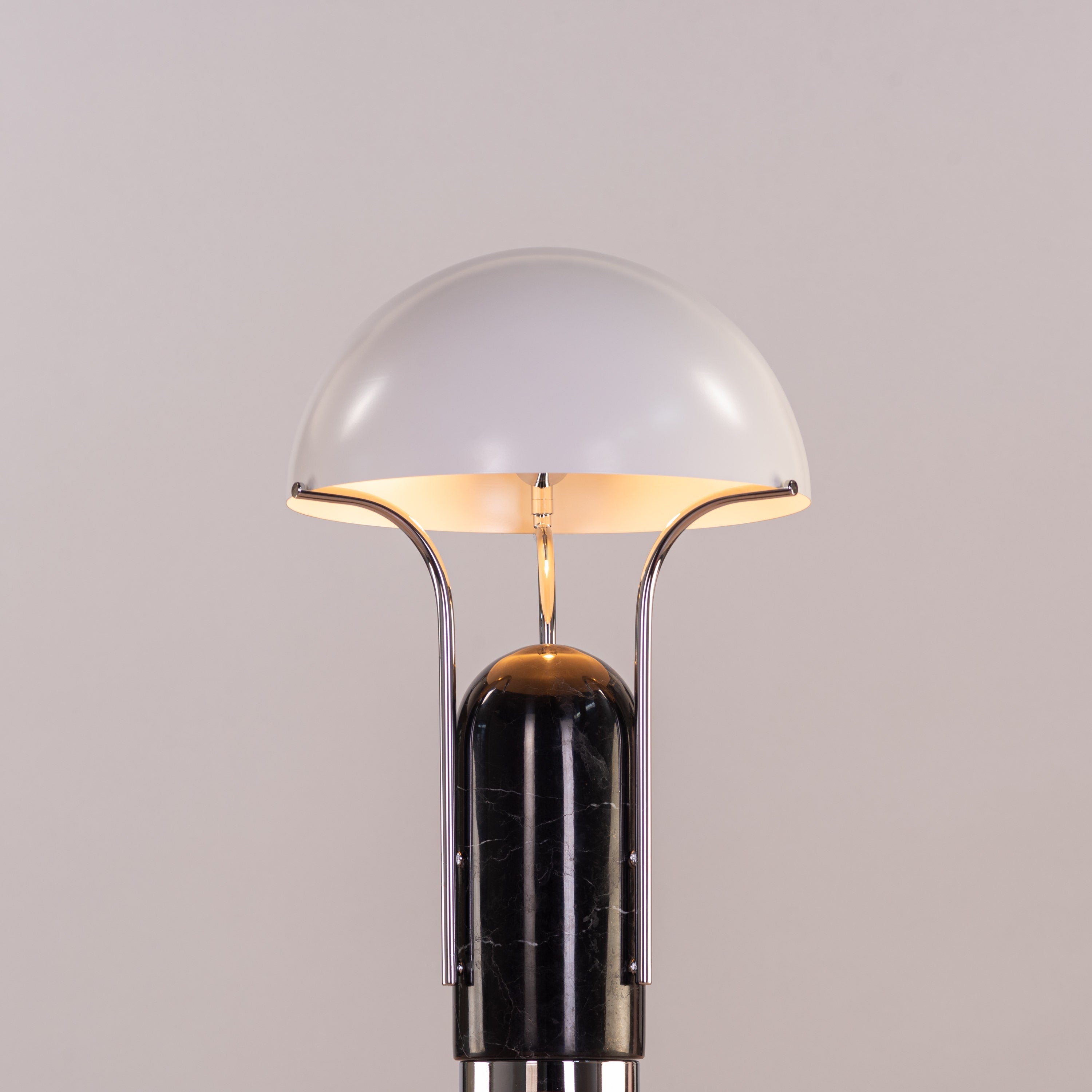 Painkiller (Black, White) Marble Table Lamp