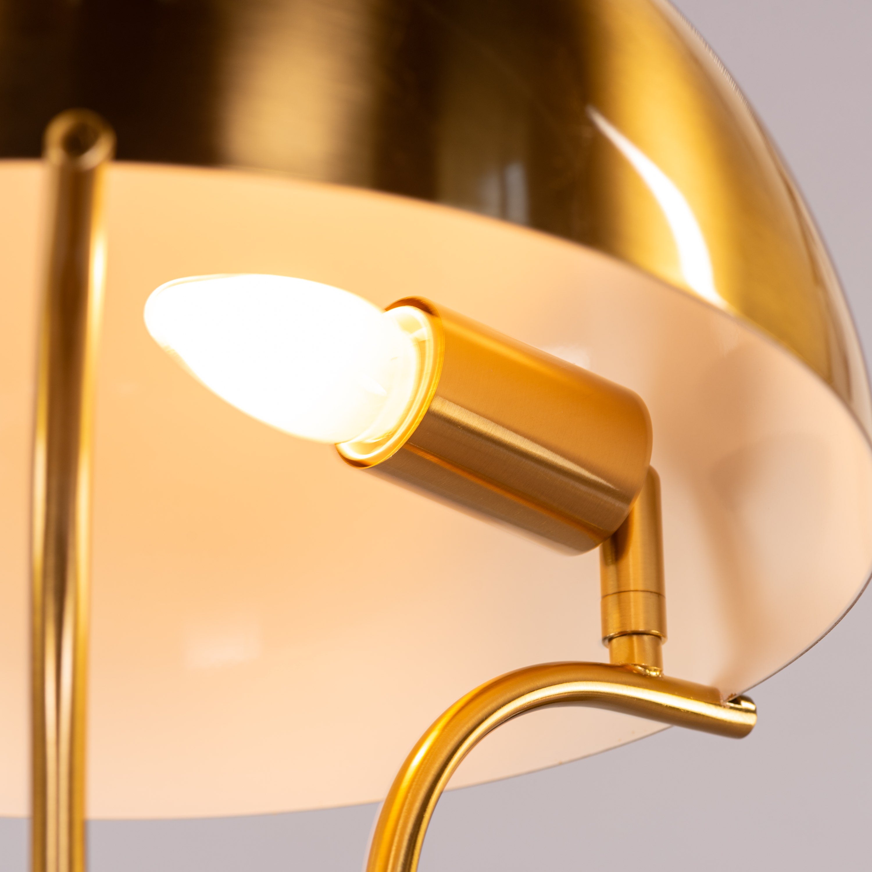 Painkiller (Black, Gold) Marble Table Lamp