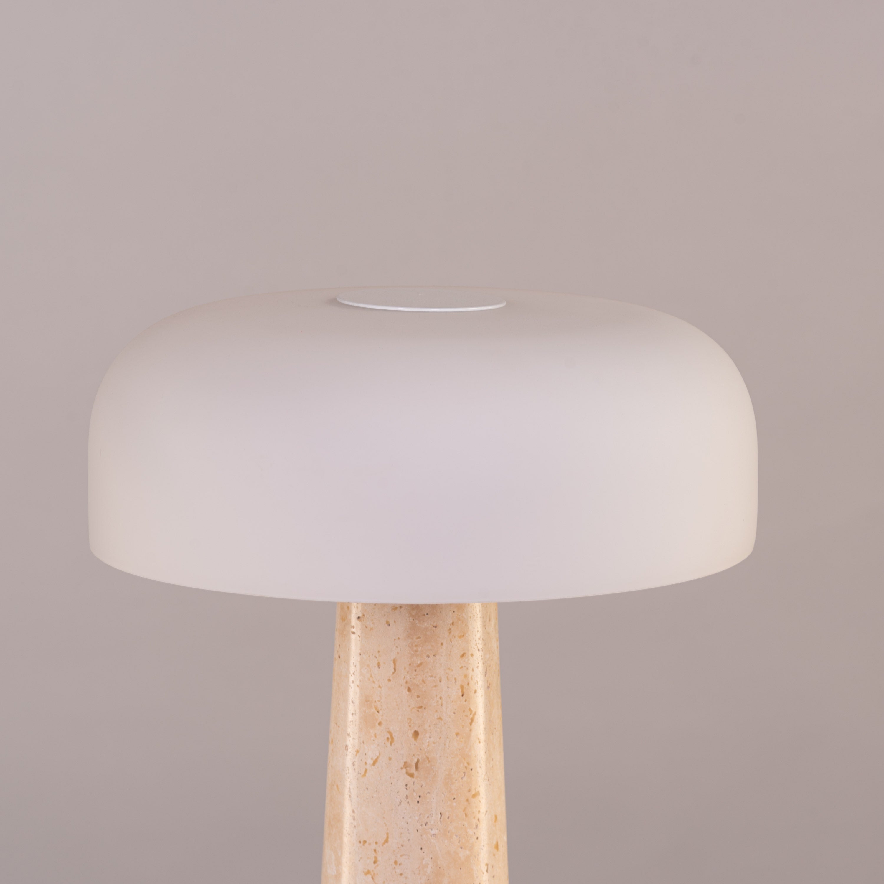Out Of Control (Beige, White) Ceramic Table Lamp