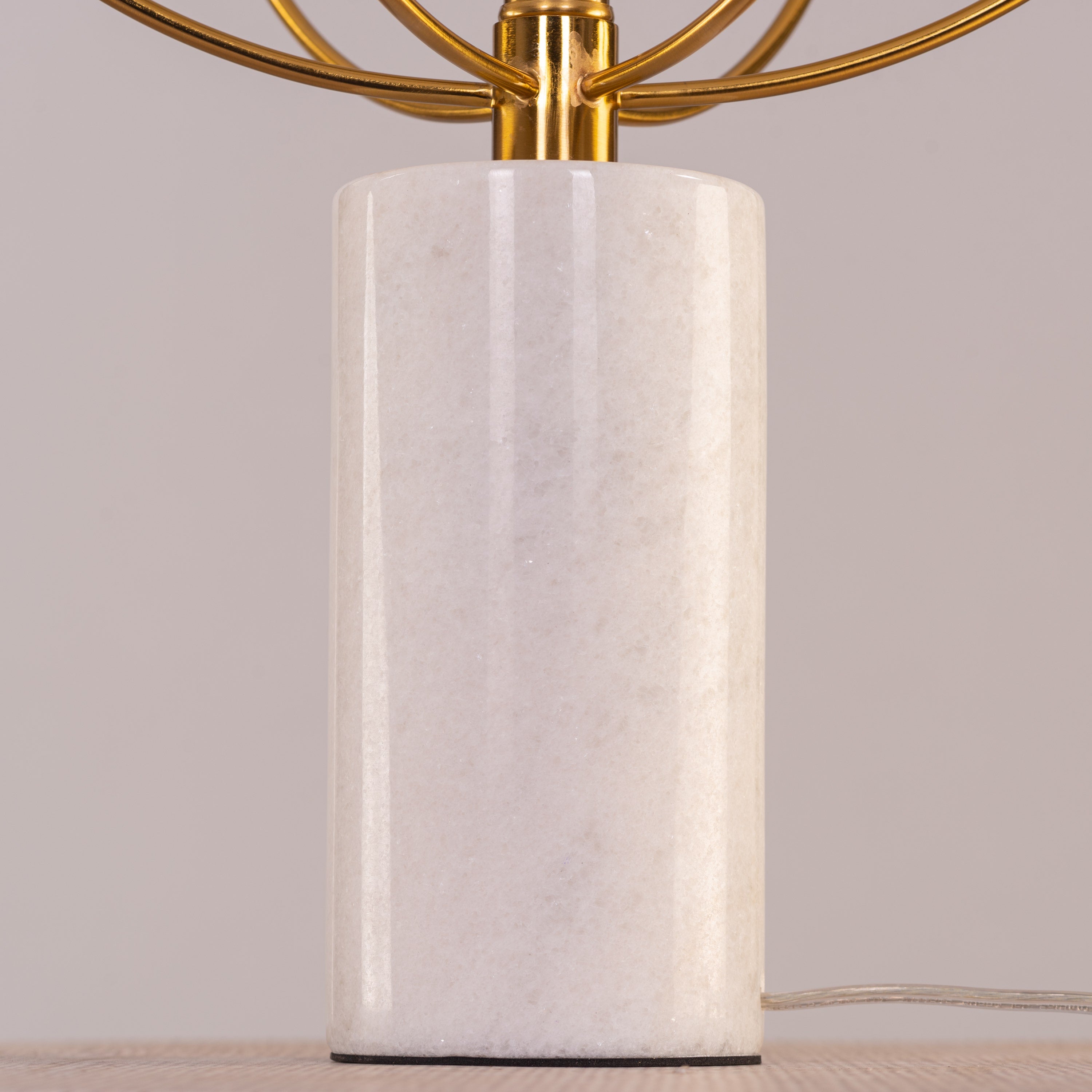 Sweet Jasmine (White) Marble Table Lamp