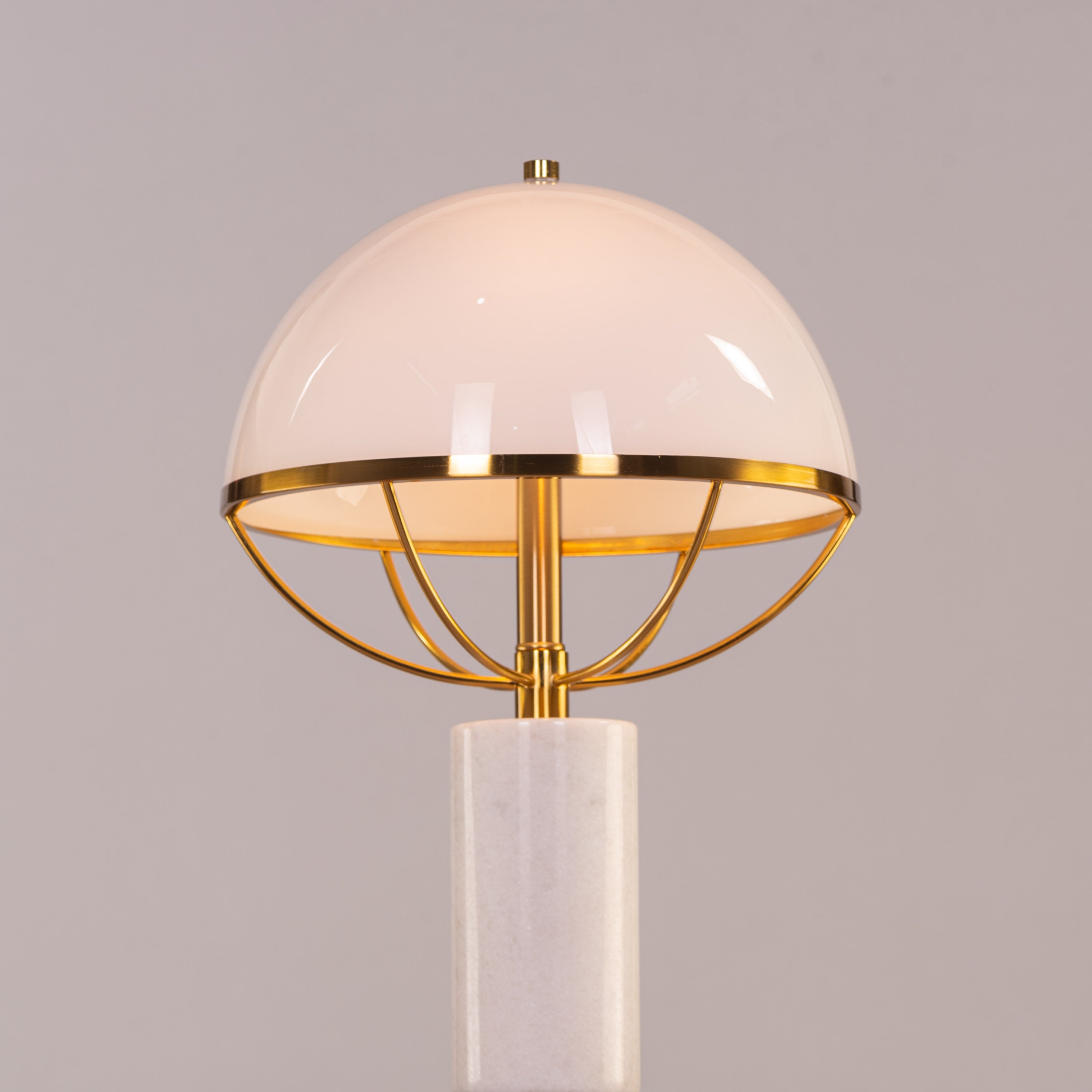 Sweet Jasmine (White) Marble Table Lamp