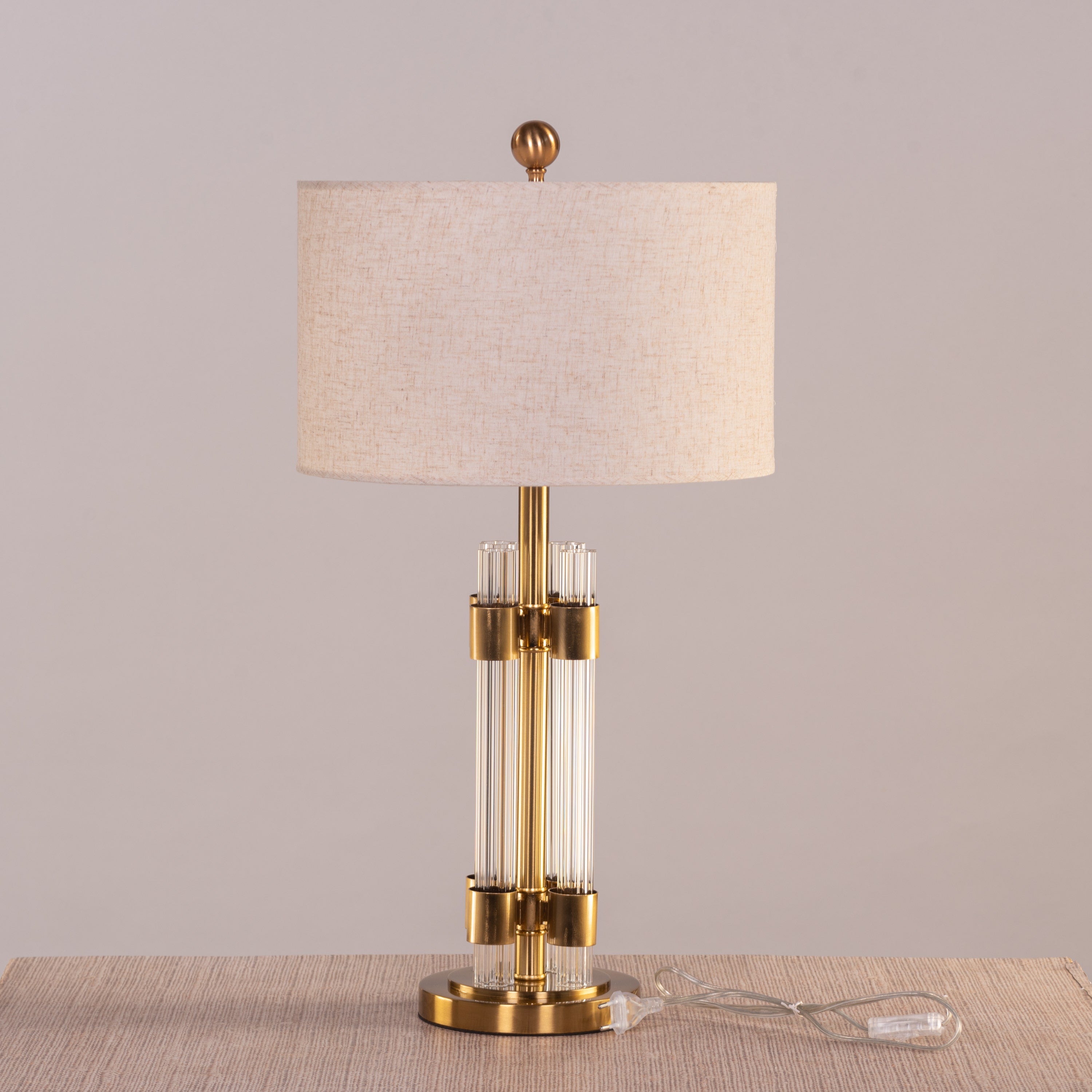Shine Bright (Gold, Brown) Table Lamp