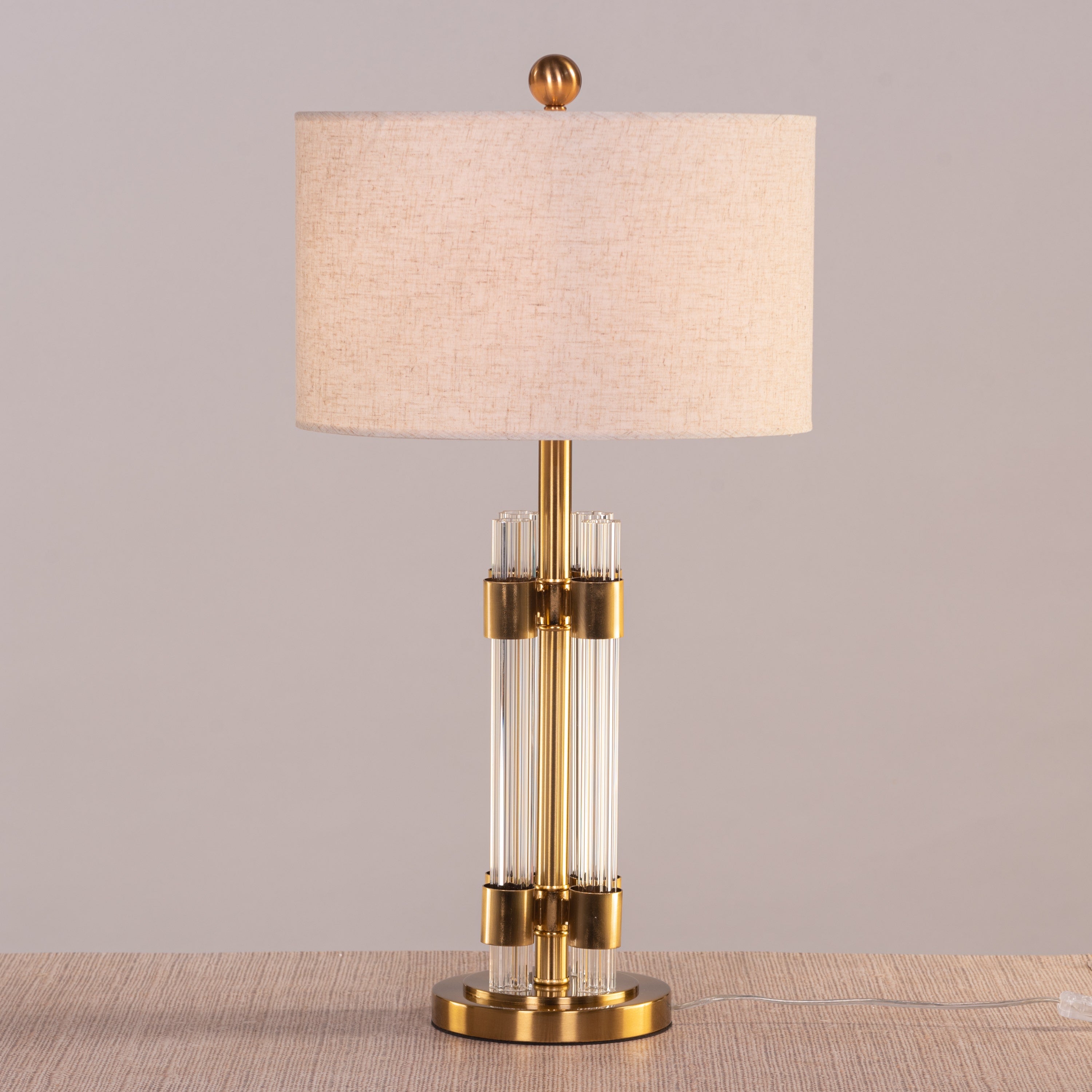 Shine Bright (Gold, Brown) Table Lamp