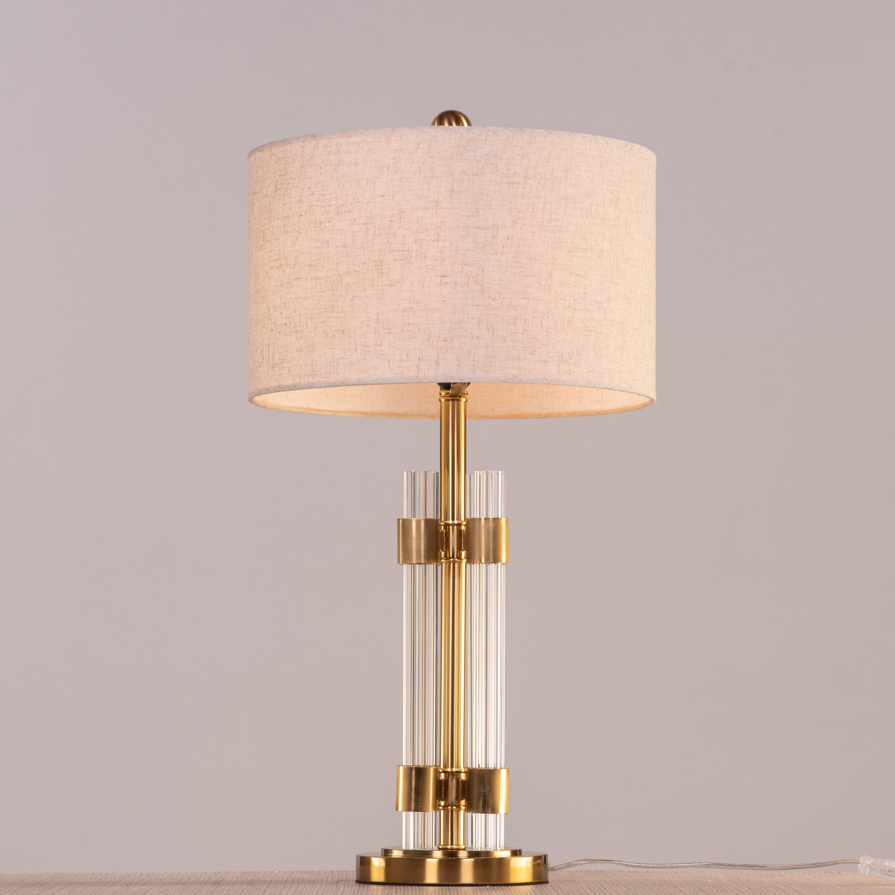 Shine Bright (Gold, Brown) Table Lamp