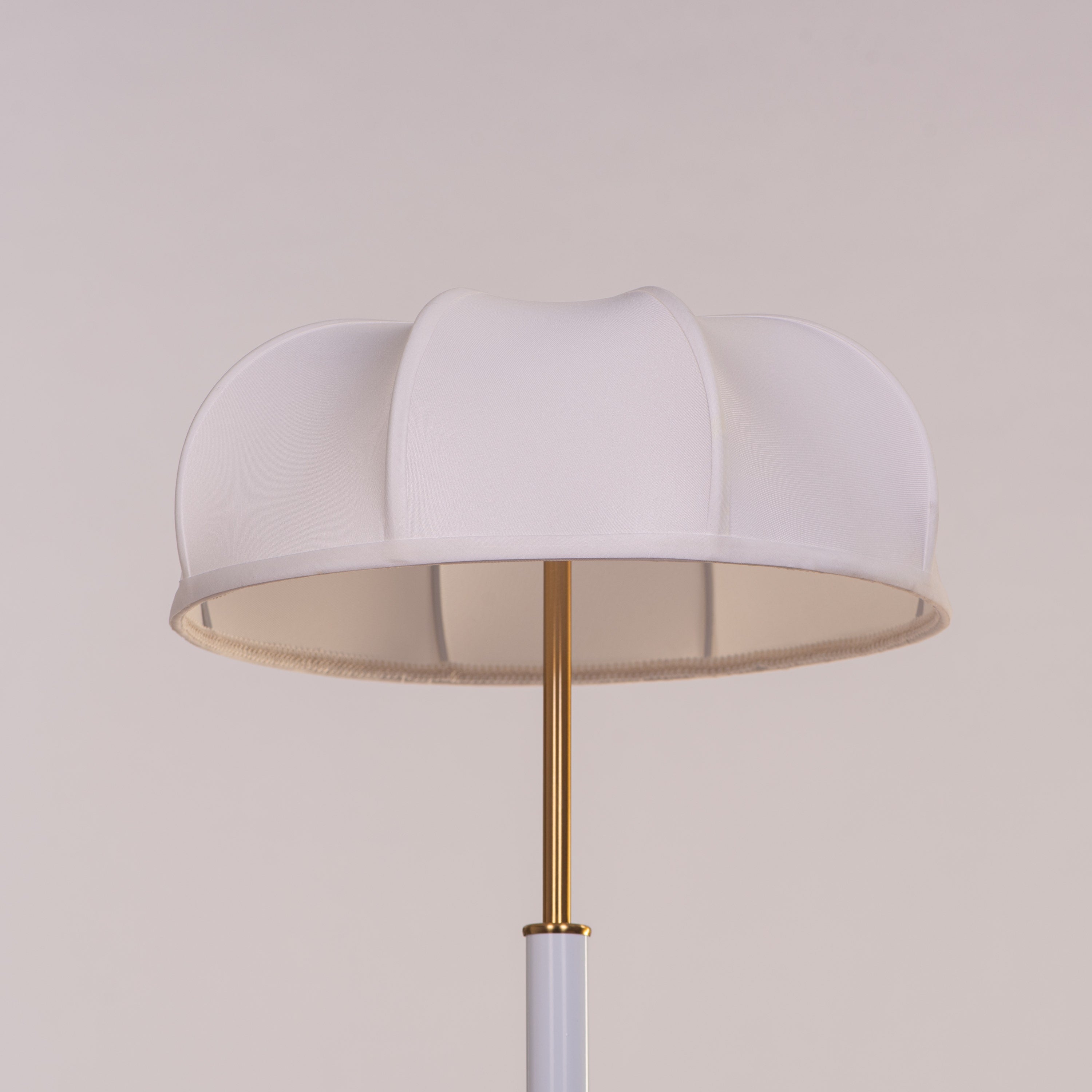 Damsel Duty (Gold, White) Table Lamp