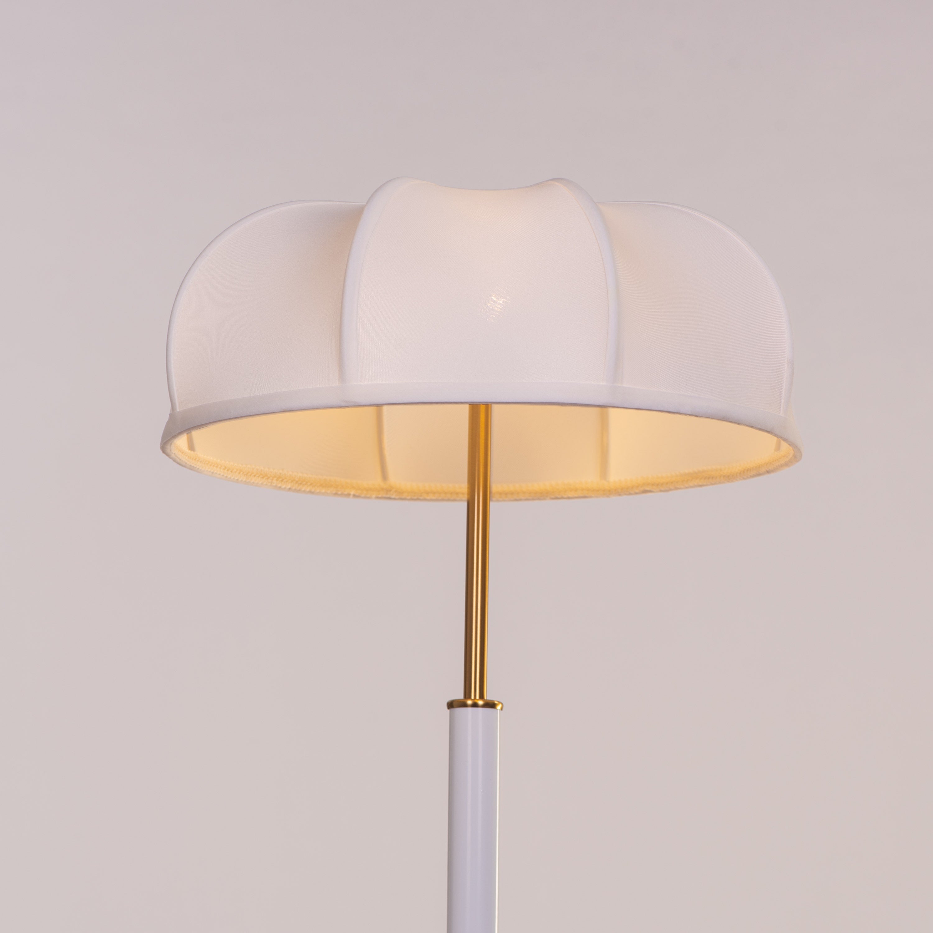 Damsel Duty (Gold, White) Table Lamp