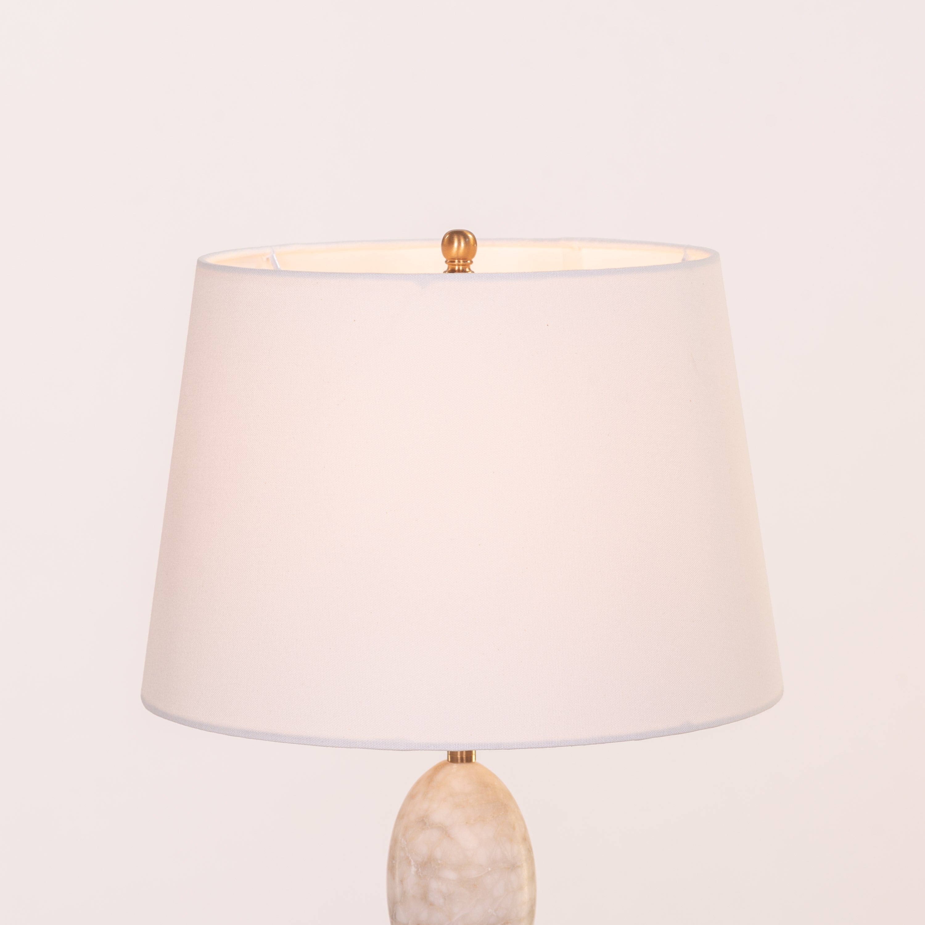 Hands On My Face (Gold) Marble Table Lamp