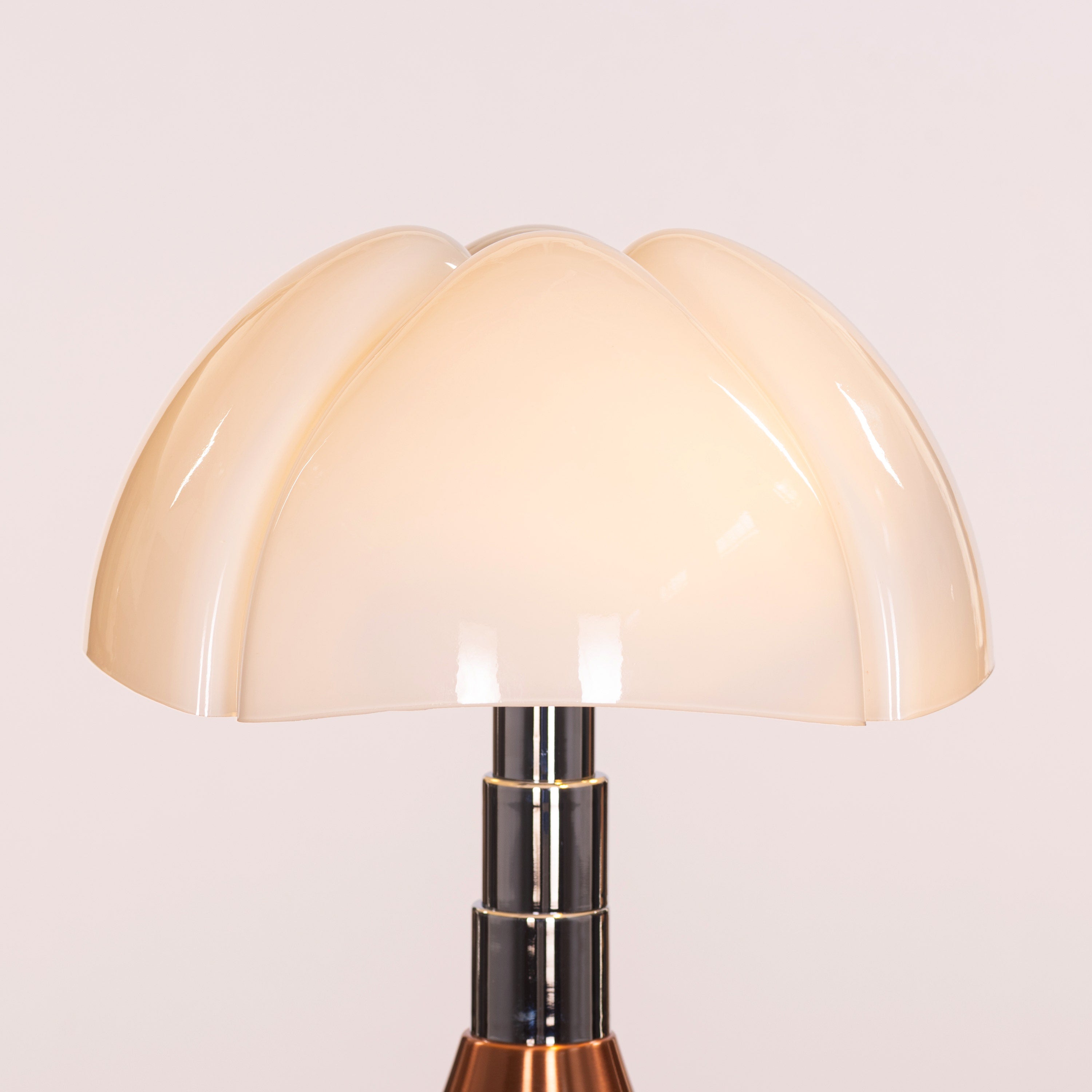 Luminara (Copper, White) Tinted Glass Table Lamp