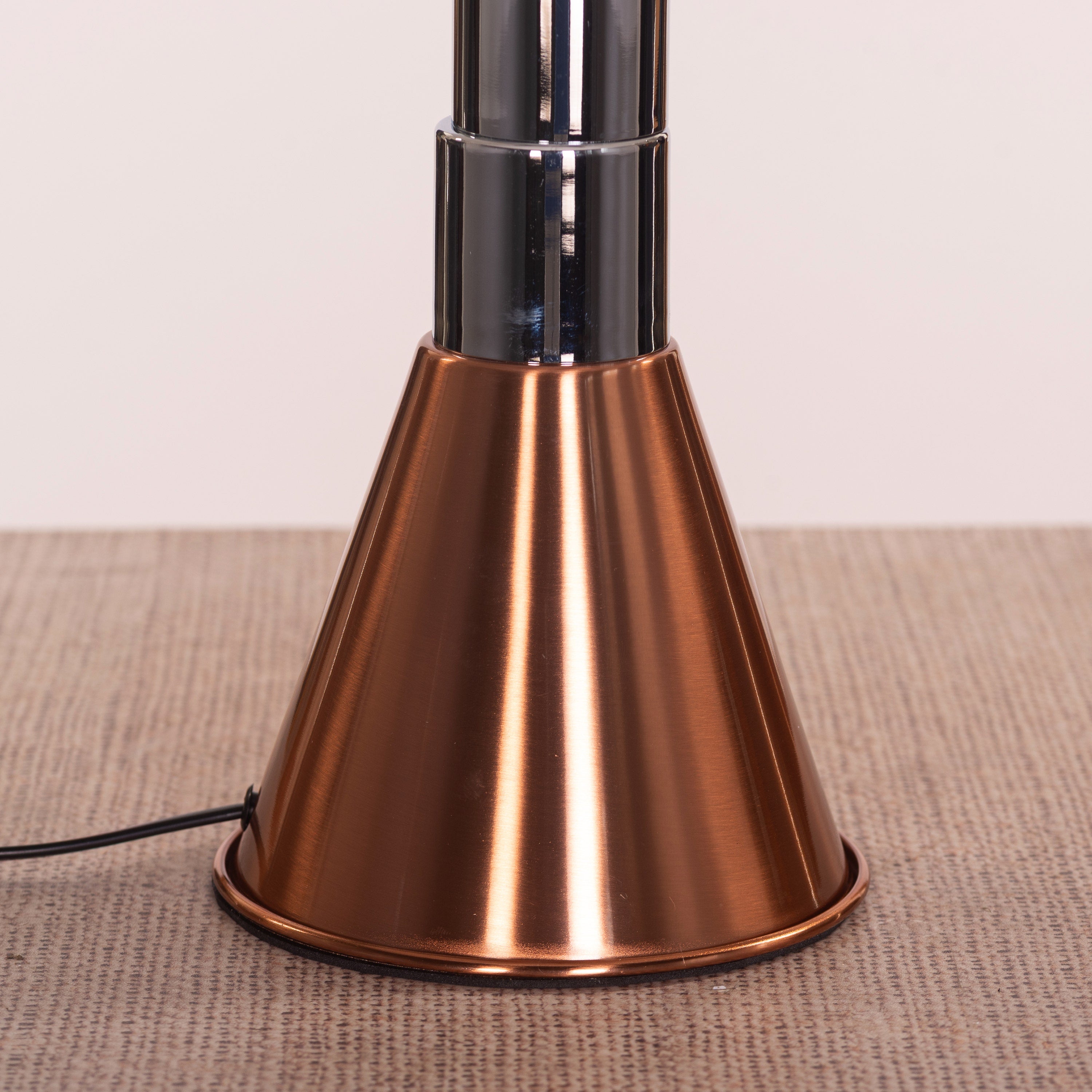 Luminara (Copper, White) Tinted Glass Table Lamp