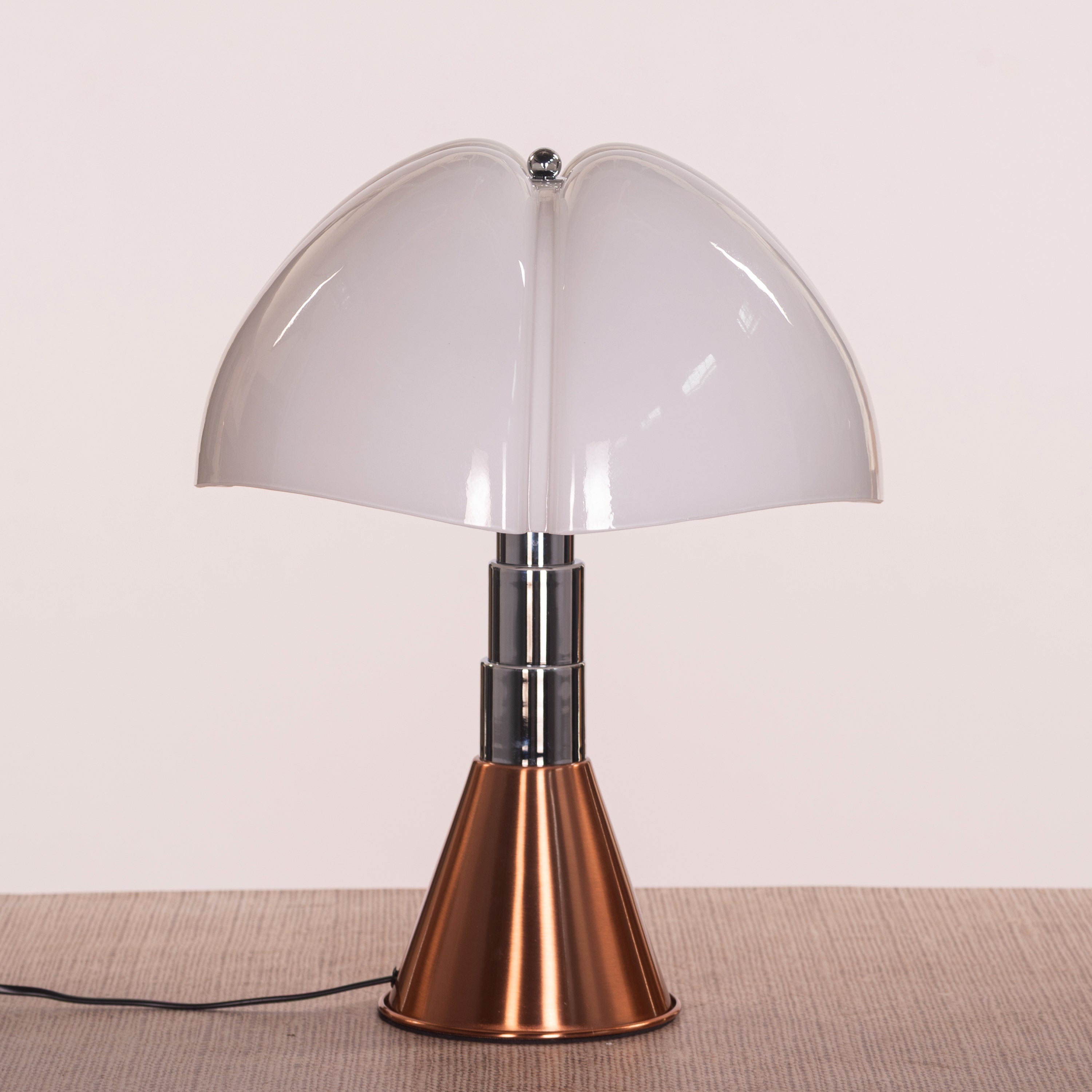 Luminara (Copper, White) Tinted Glass Table Lamp