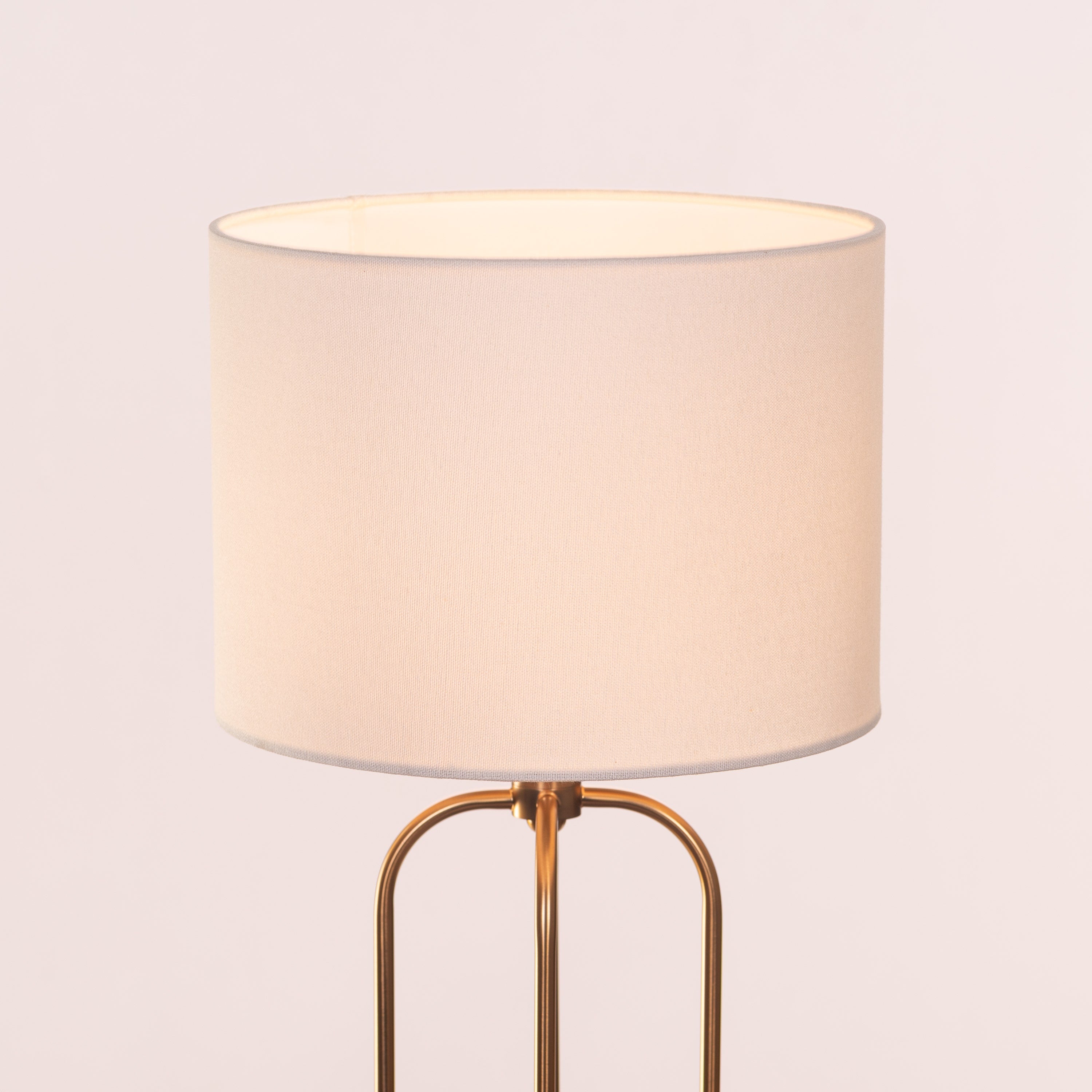 Auremont (Gold/Off-White) Marble Table Lamp