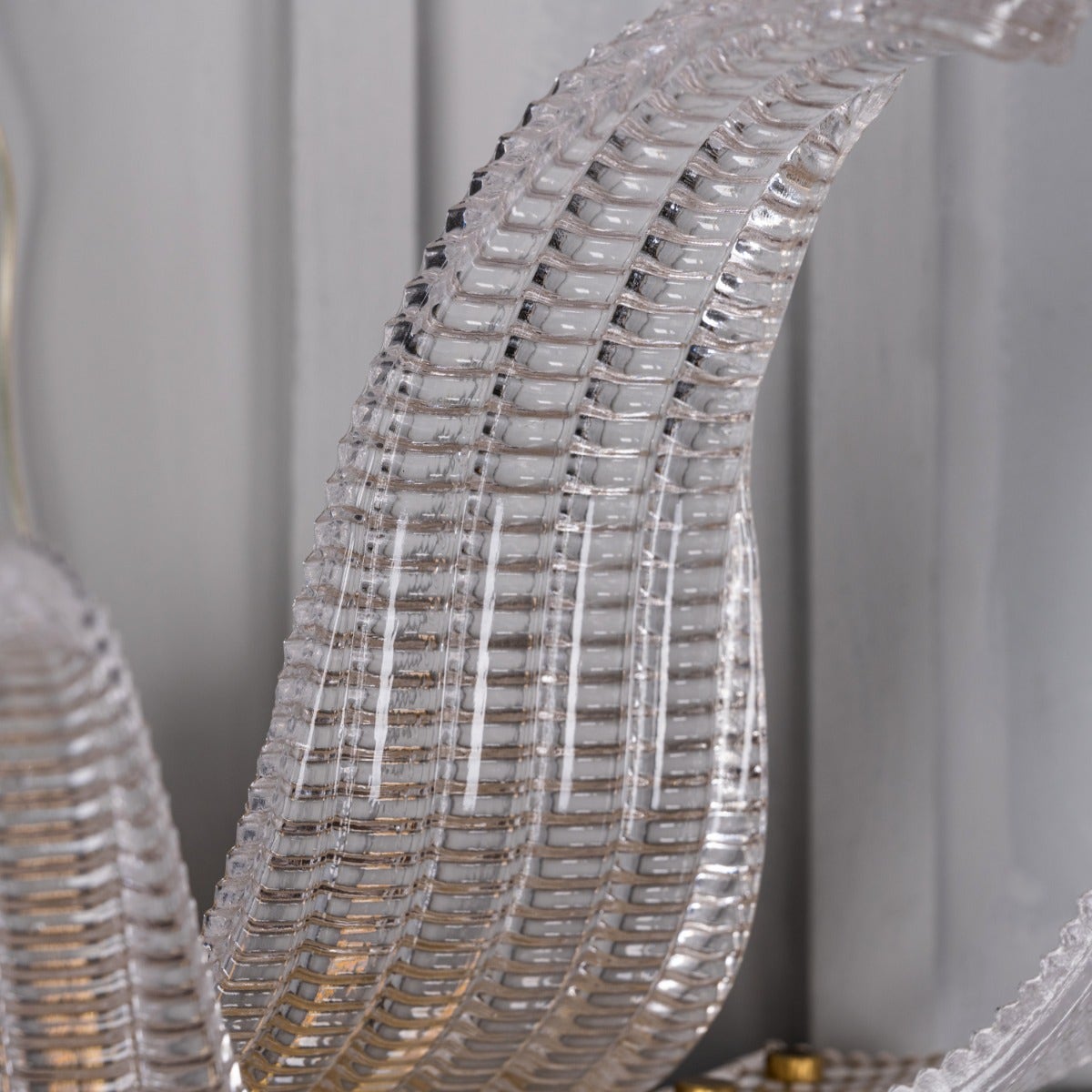 Seat At The Table (Gold) Textured Glass Wall Light