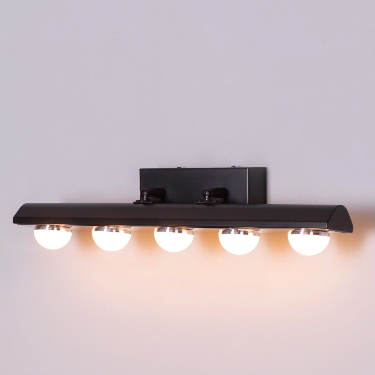 Stage Show (Small, White, Built-In LED) Vanity Light