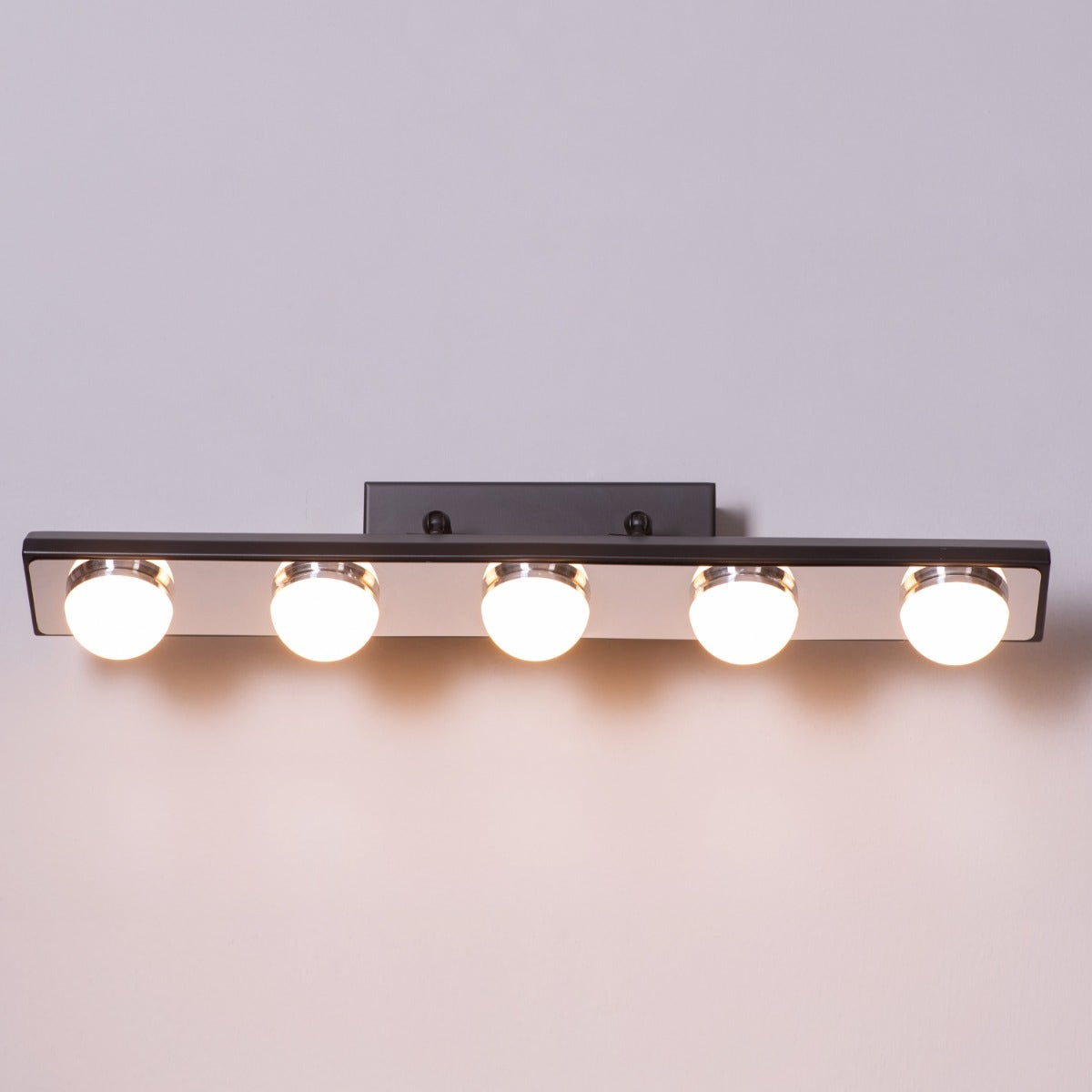 Stage Show (Small, White, Built-In LED) Vanity Light