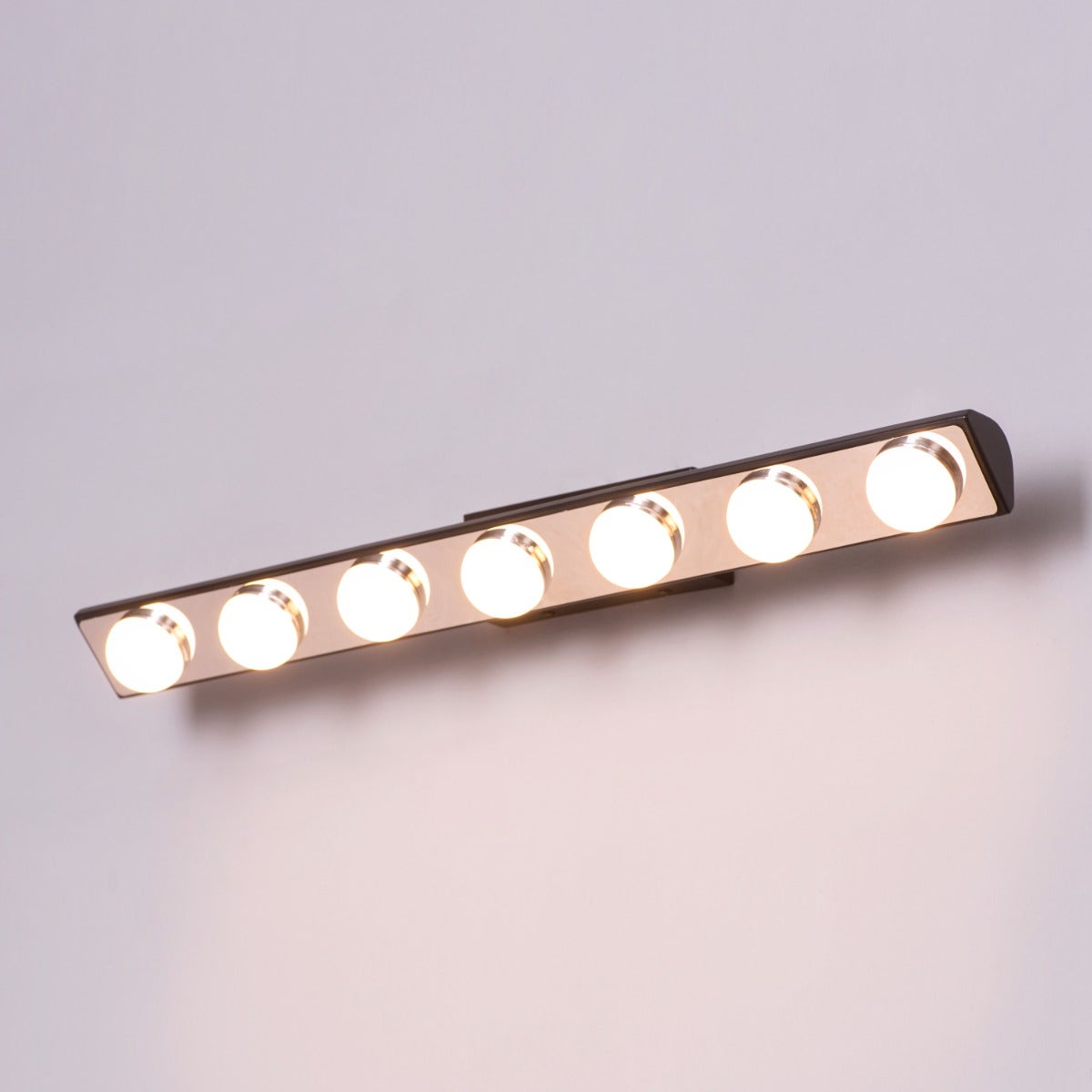 Stage Show (Large, White, Built-In LED) Vanity Light