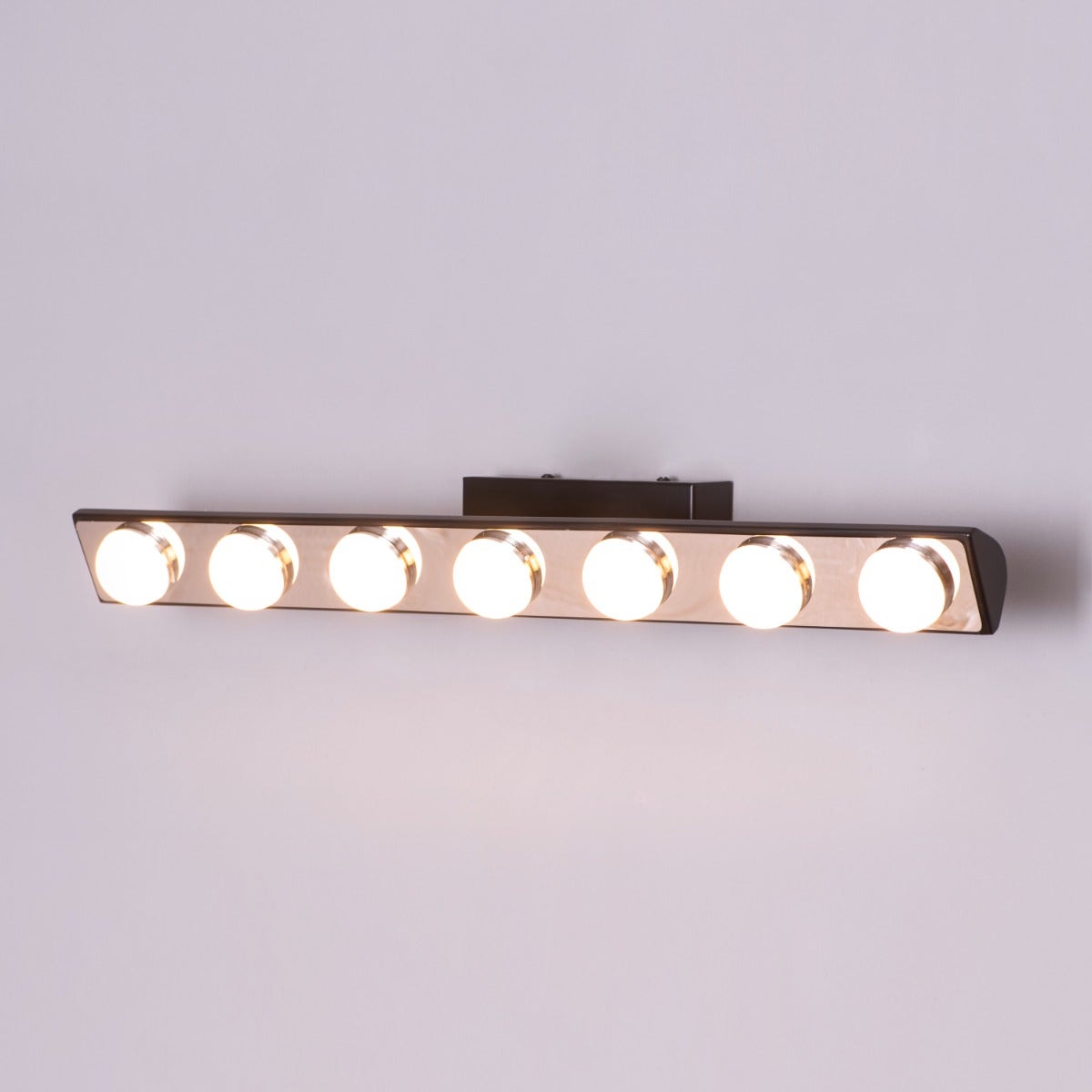 Stage Show (Large, White, Built-In LED) Vanity Light