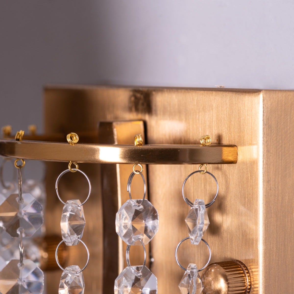 Myth & Magic (Gold, White) Crystal Wall Light