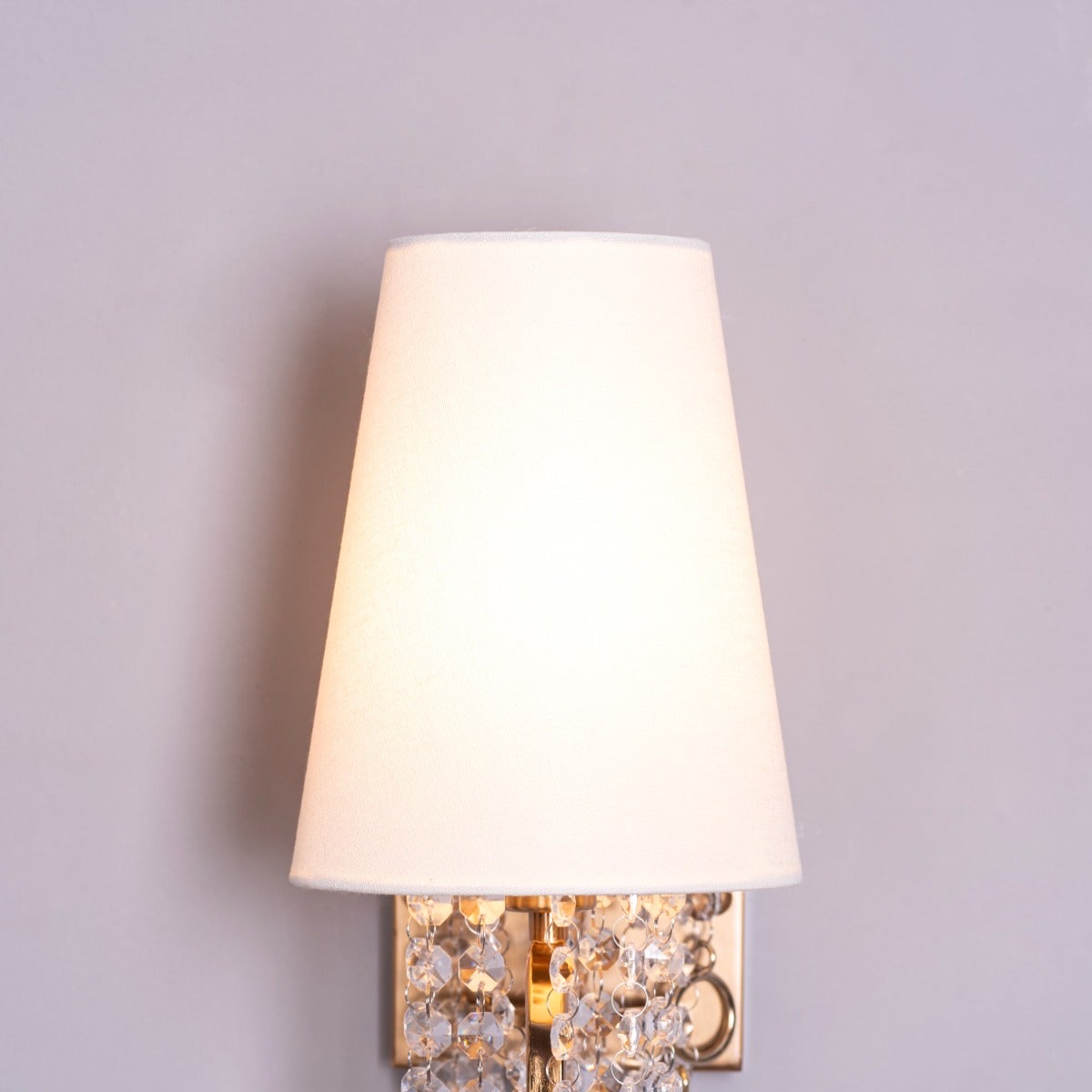 Myth & Magic (Gold, White) Crystal Wall Light