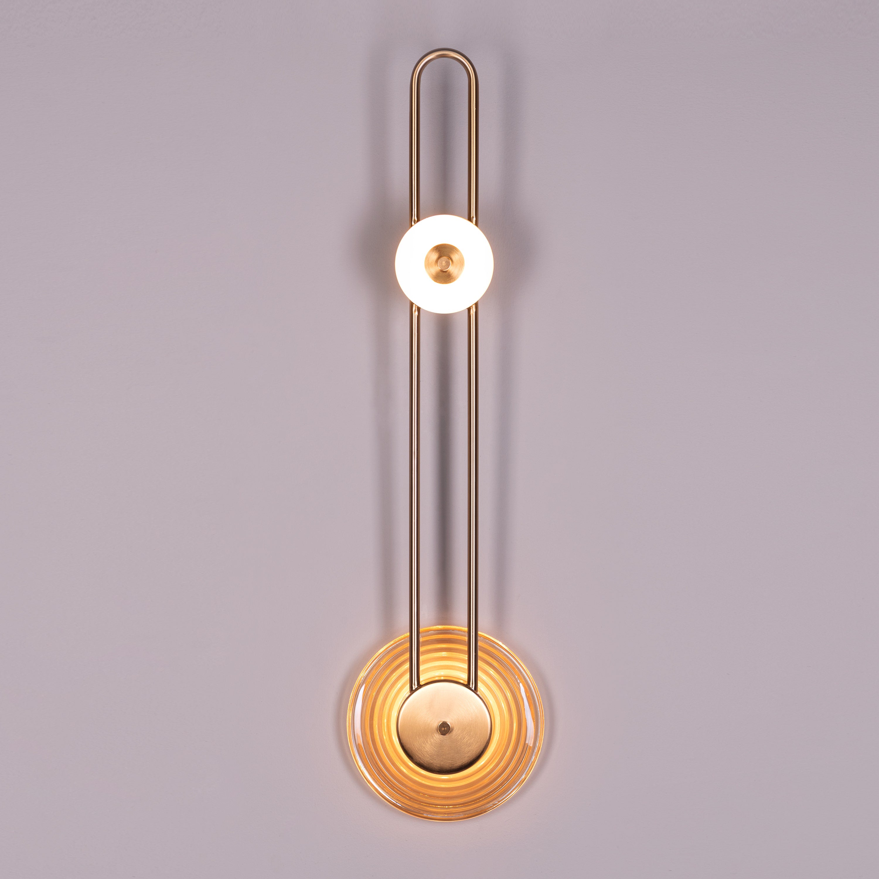Sunkissed (Gold, Amber, 3 Color LED) Wall Light