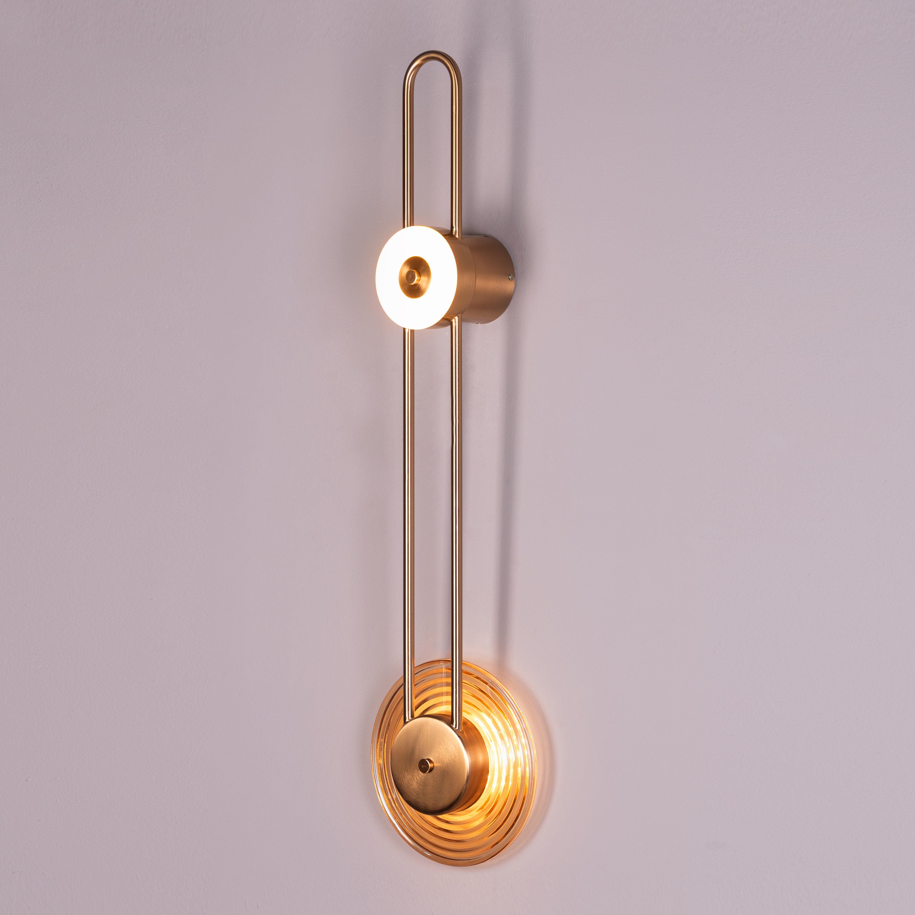 Sunkissed (Gold, Amber, 3 Color LED) Wall Light