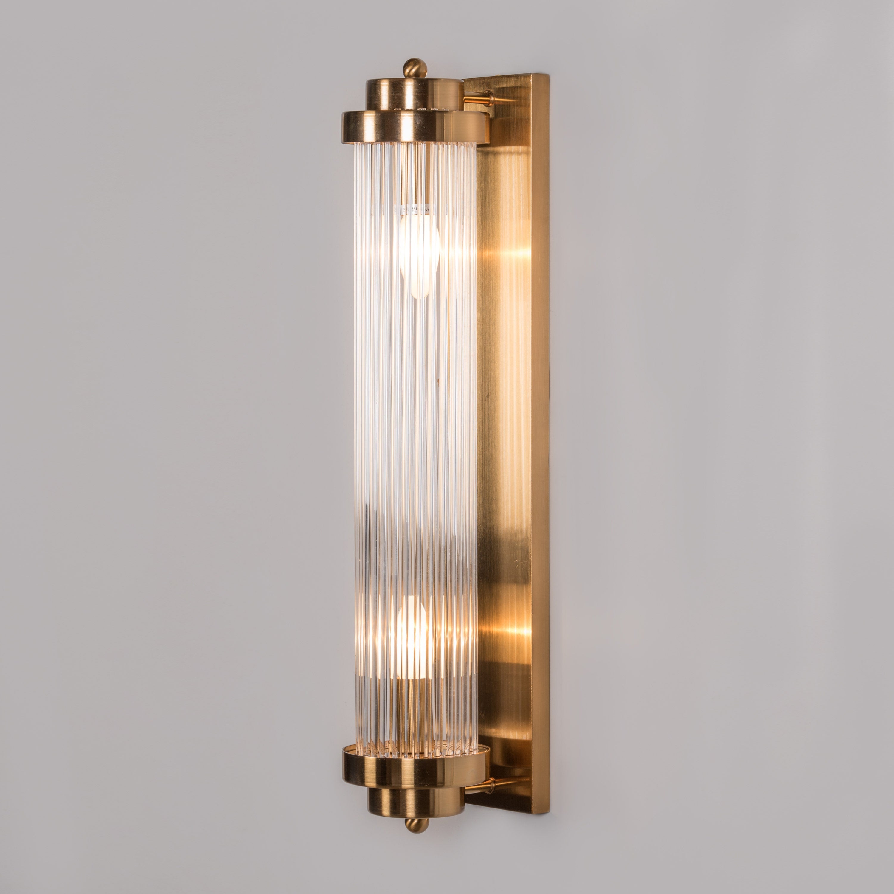 Dream On (Gold) Glass Tube Wall Light