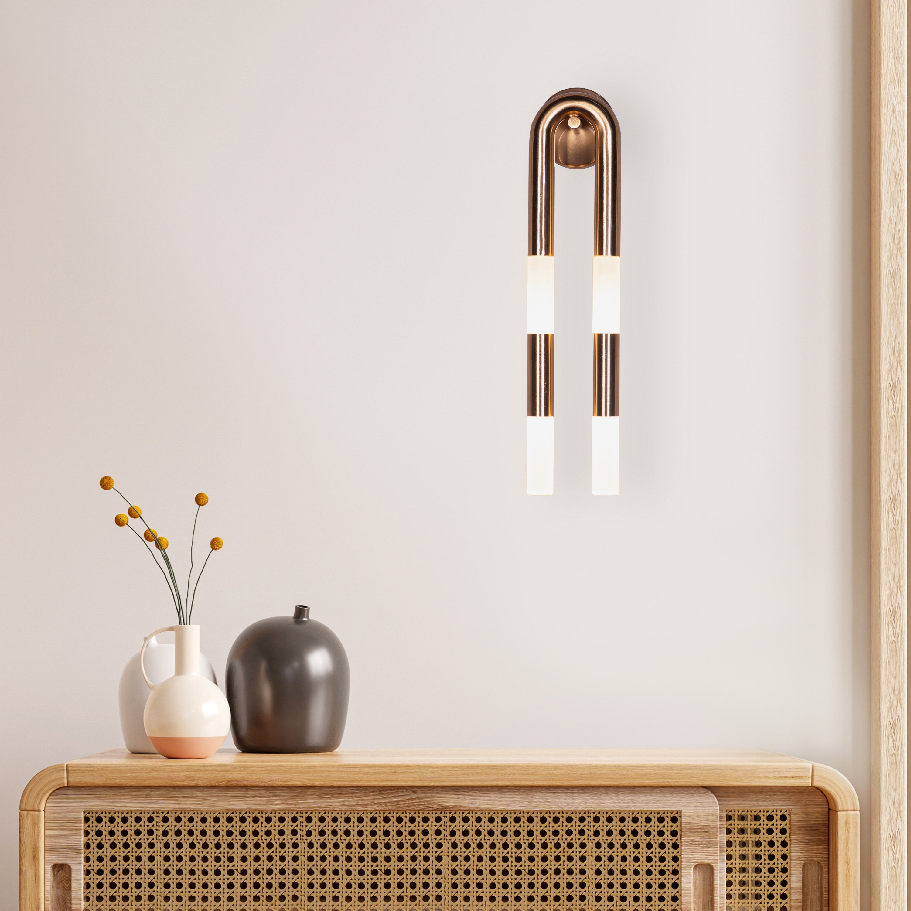 Find Your Light (Gold) Built-In LED Wall Light