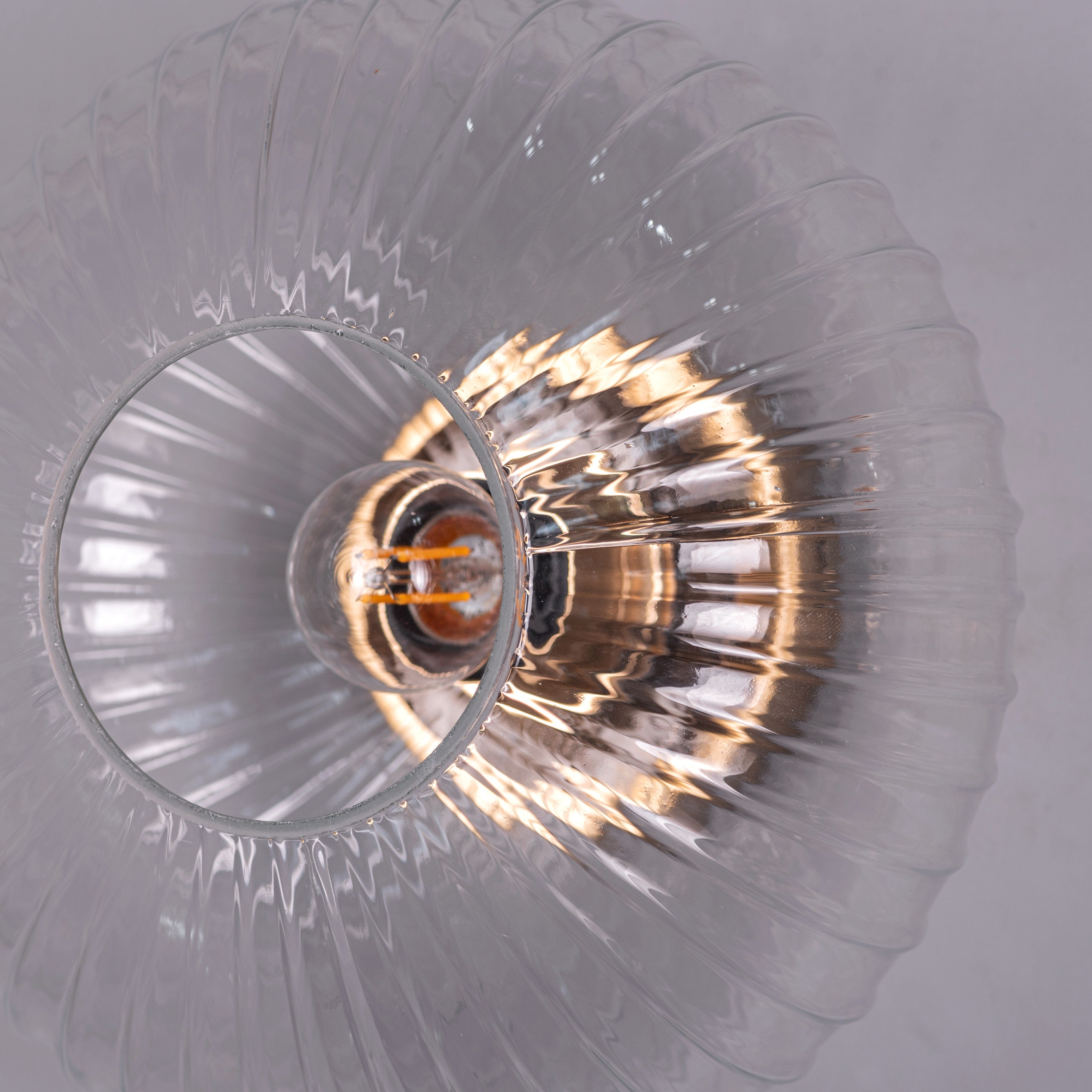 You Are My More (Gold) Textured Glass Wall Light