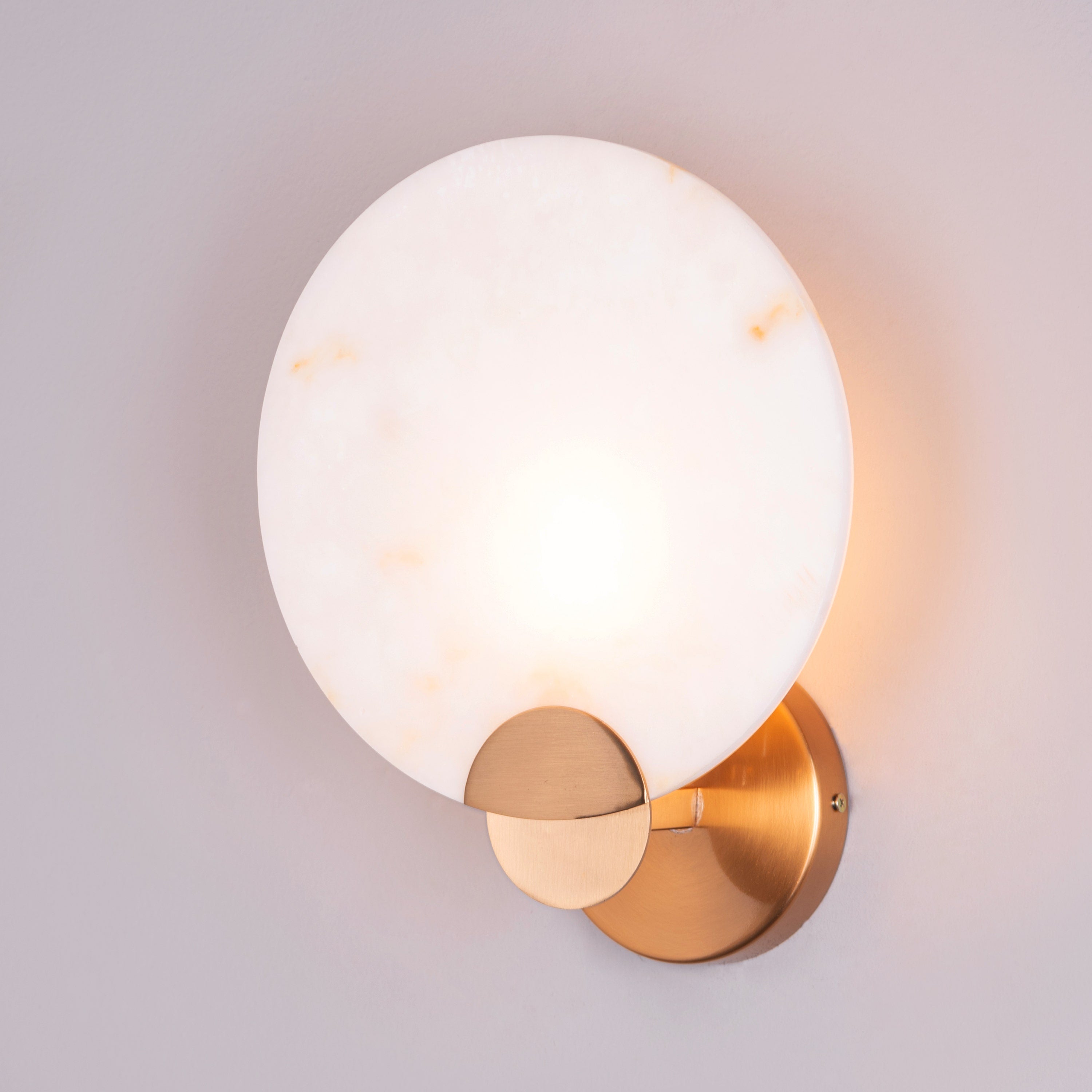 Crazy In Love (Gold) Alabaster Wall Light