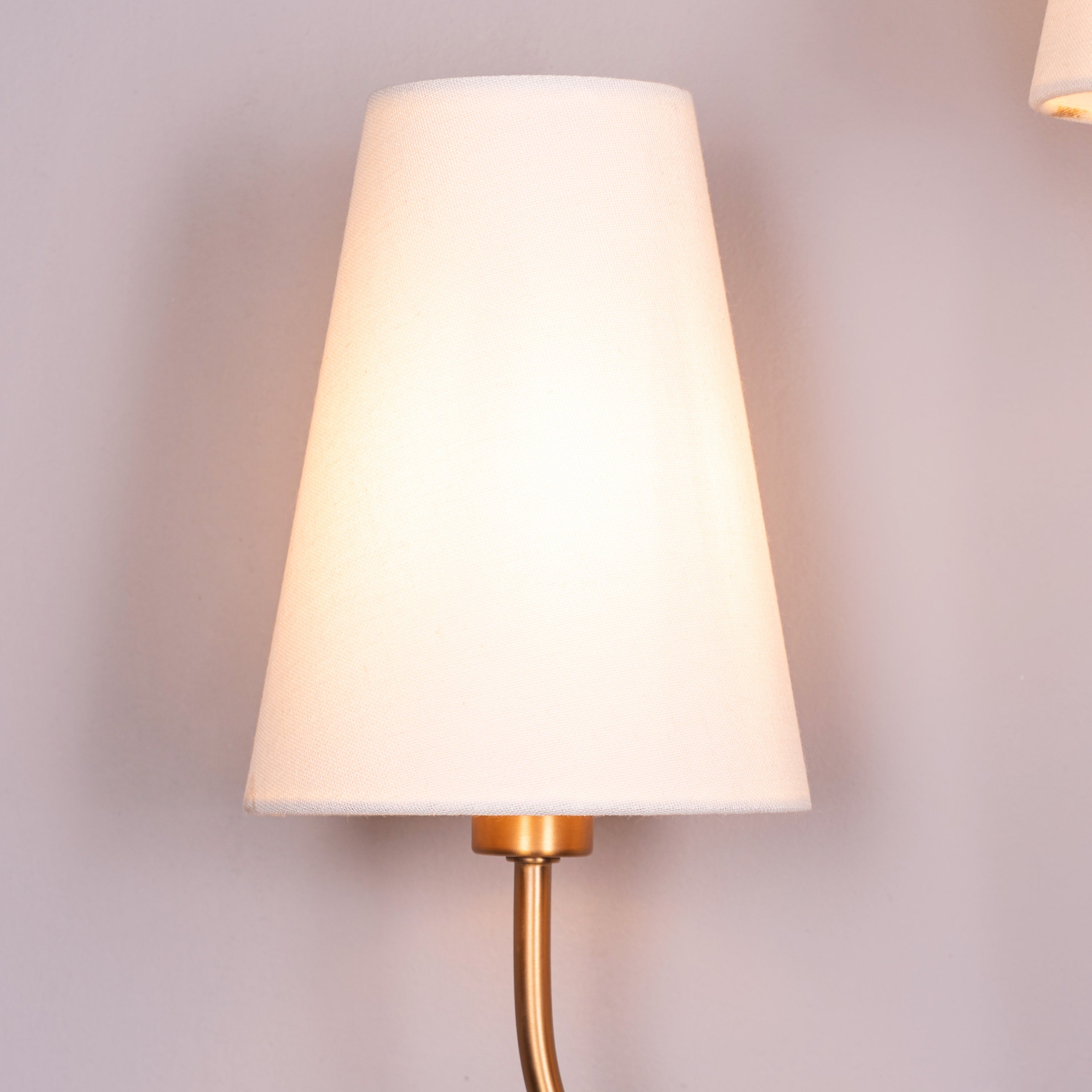 See The Unseen (Gold) Fabric Wall Light