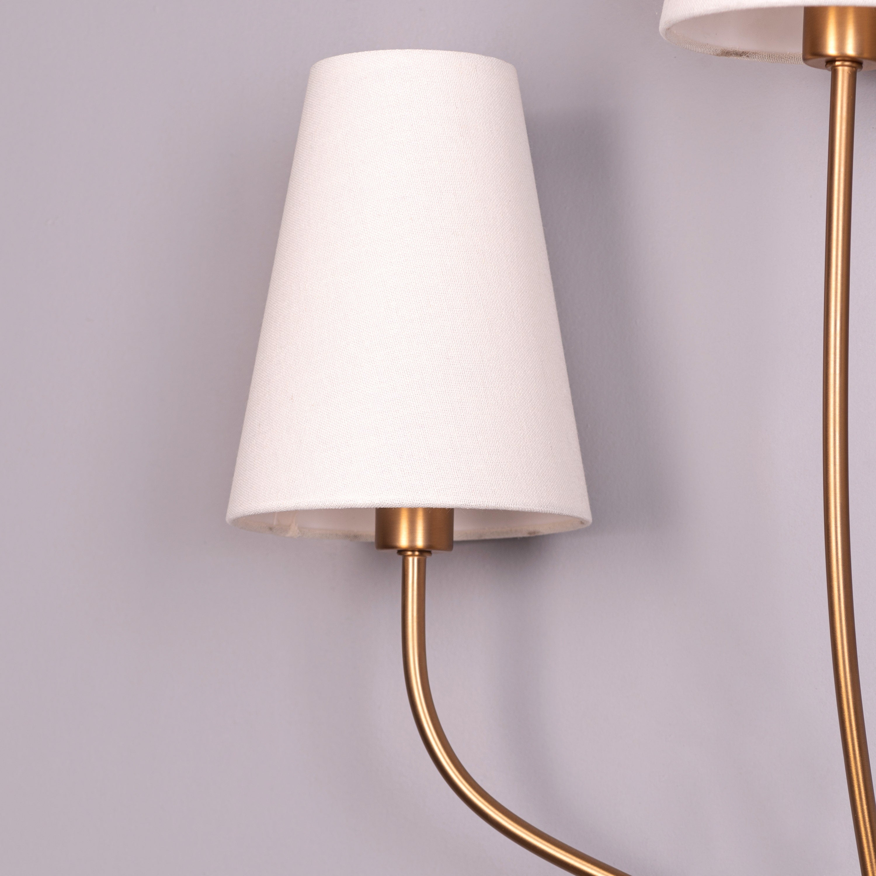 See The Unseen (Gold) Fabric Wall Light