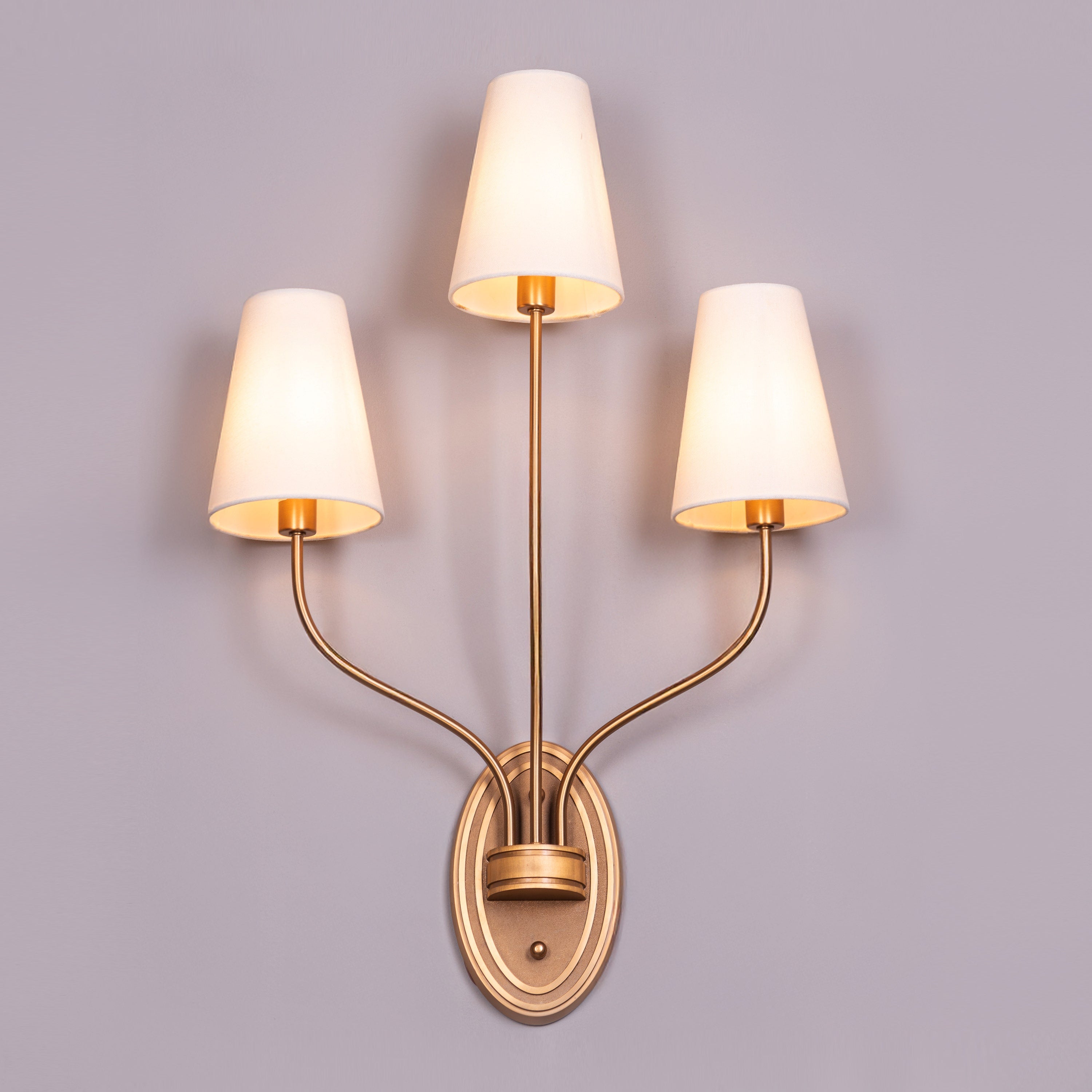 See The Unseen (Gold) Fabric Wall Light